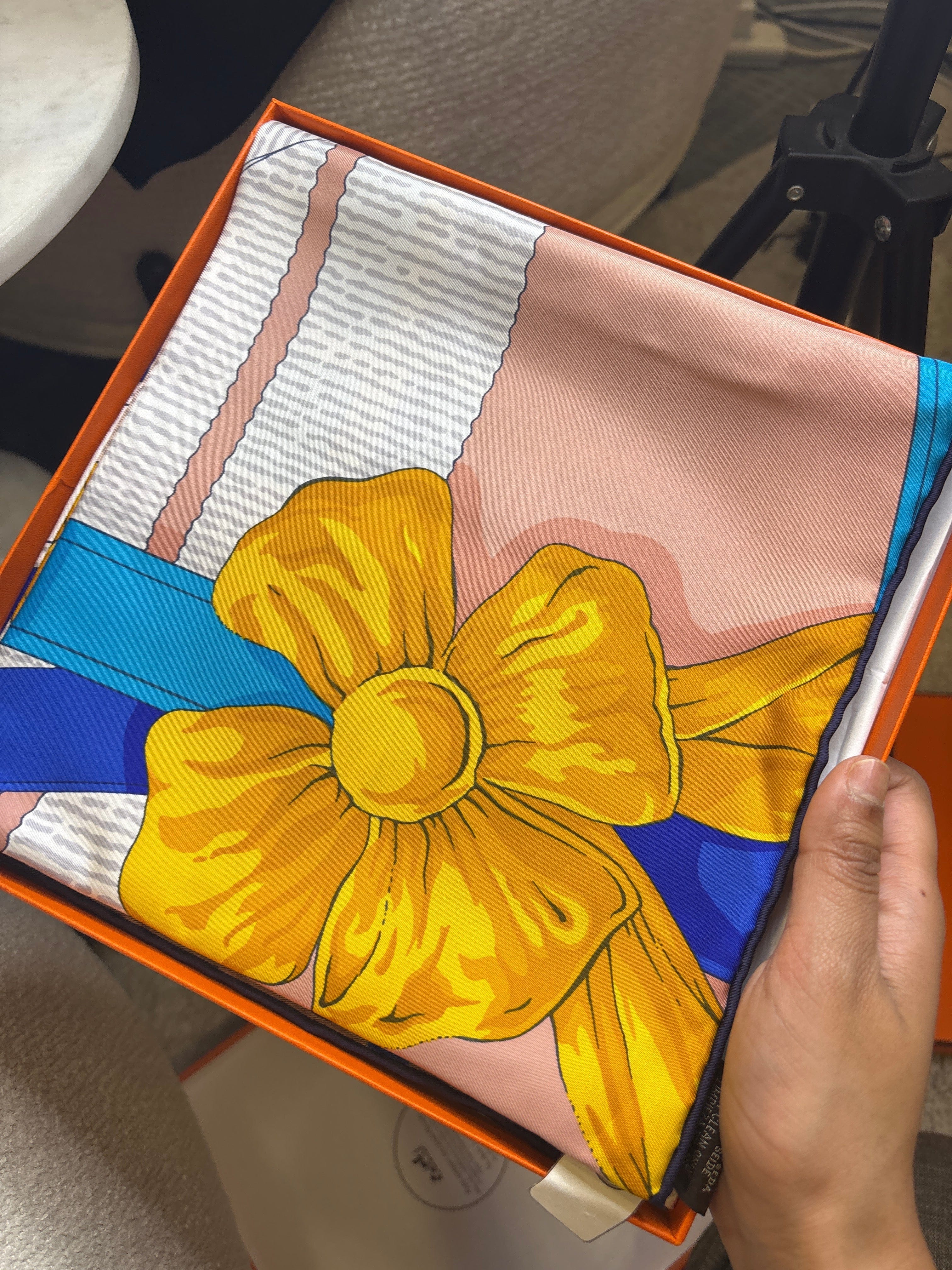 Hermes 90* 90 Silk Scarf ALC3743