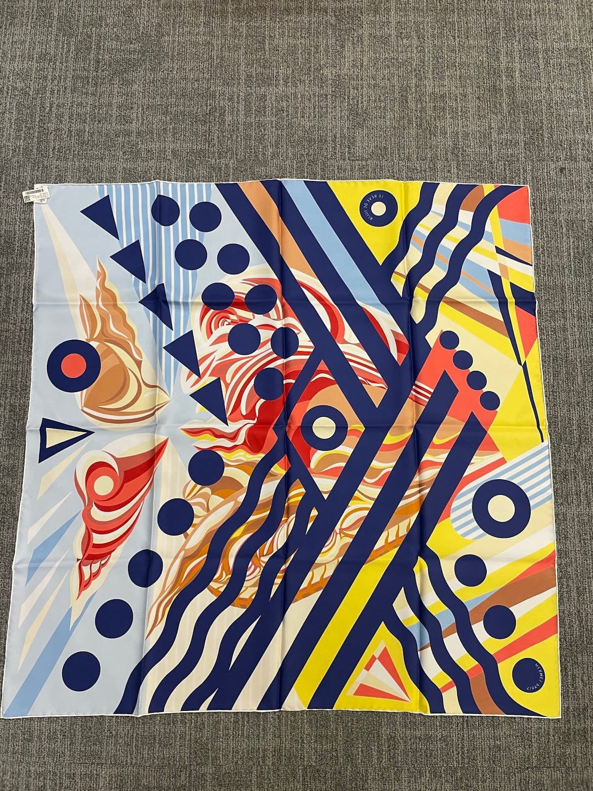 Hermes 90* 90 Silk Scarf ALC3749