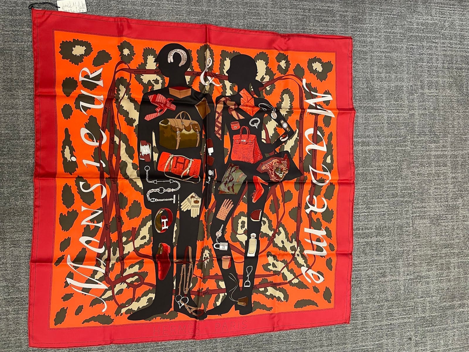 Hermes 90* 90 Silk Scarf ALC3754