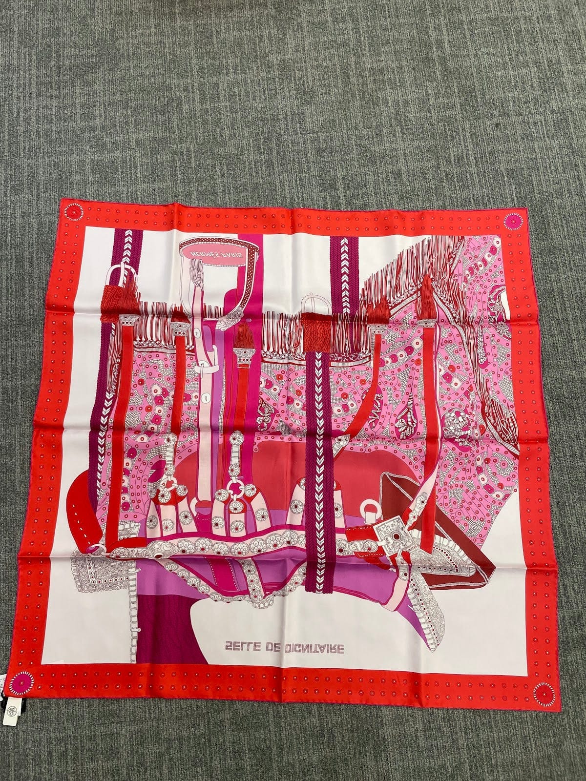Hermes 90* 90 Silk Scarf ALC3755