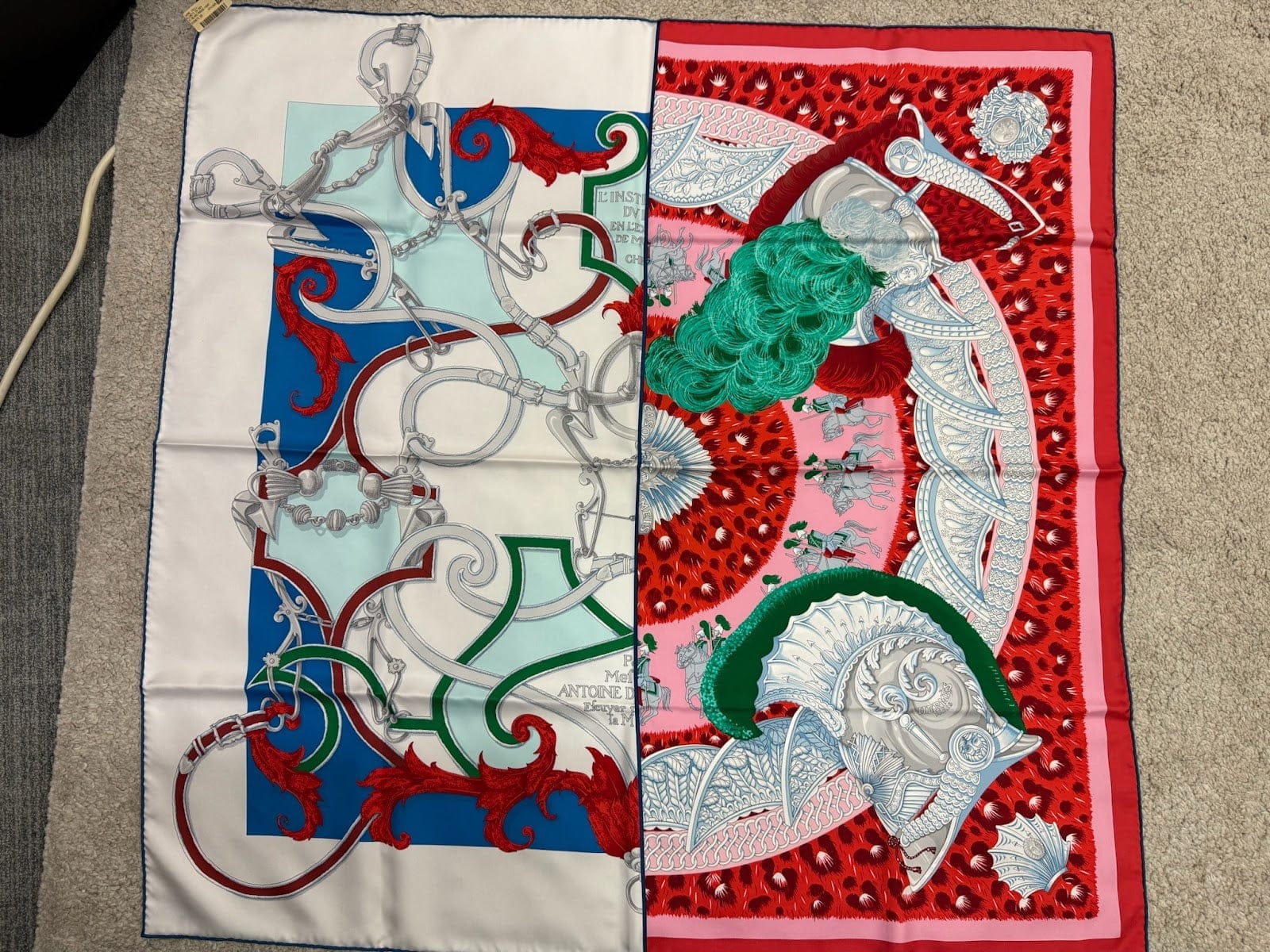 Hermes 90* 90 Silk Scarf ALC3760