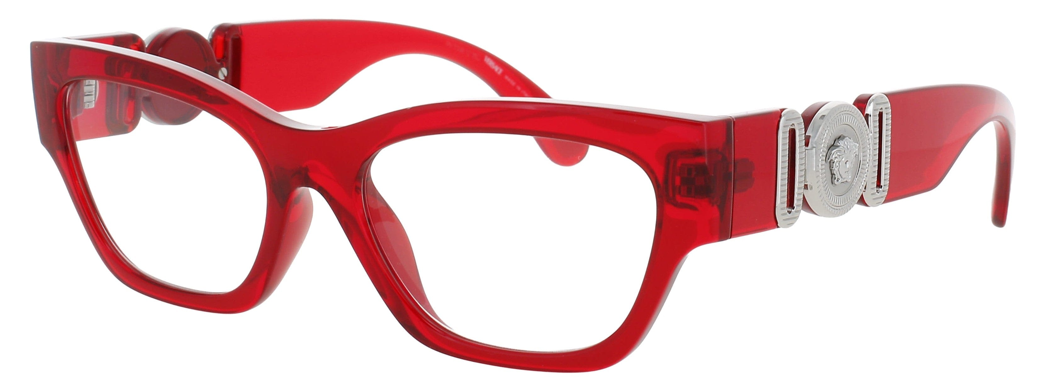 Versace Optical Glasses Red