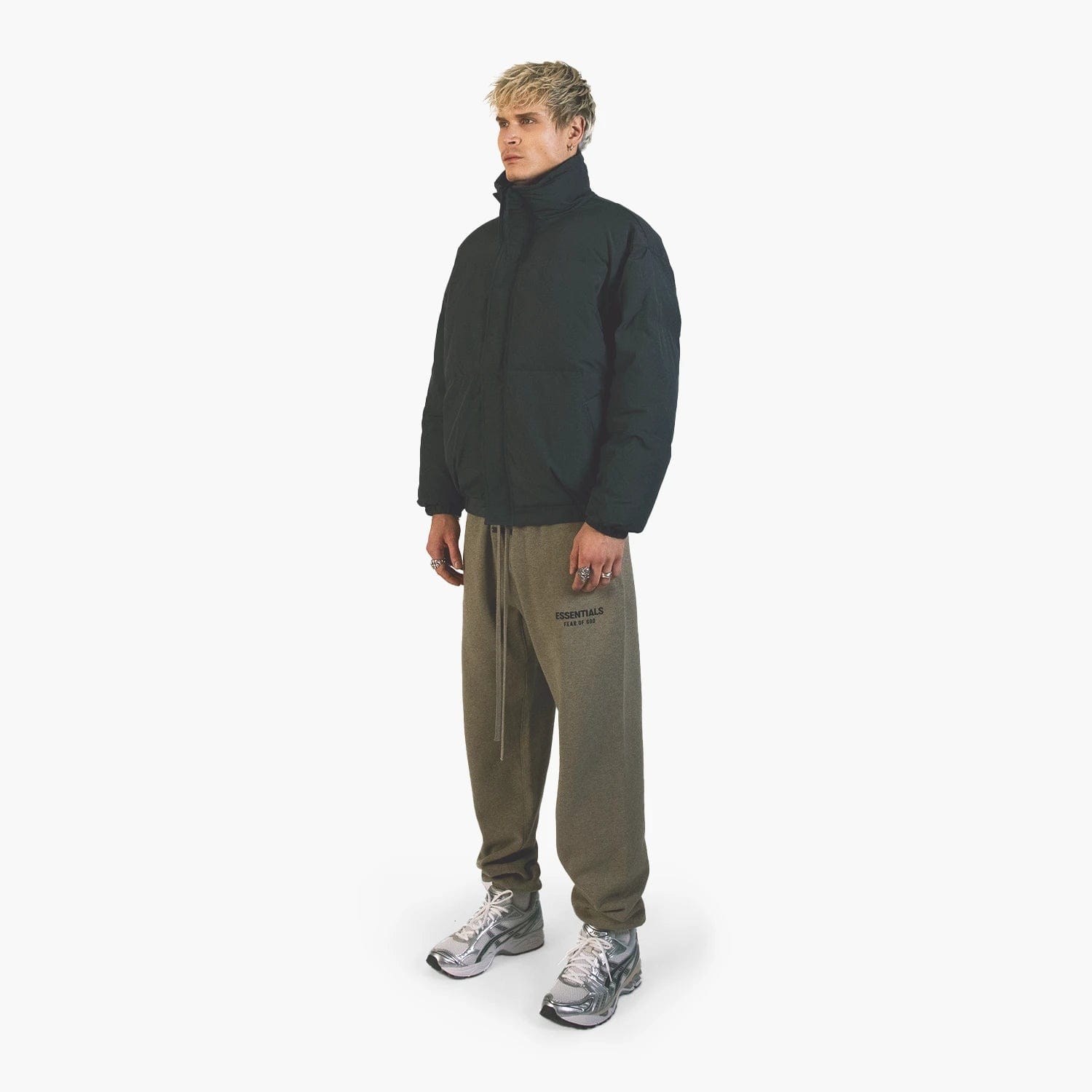 Fear of God Essentials Puffer Jacket Black