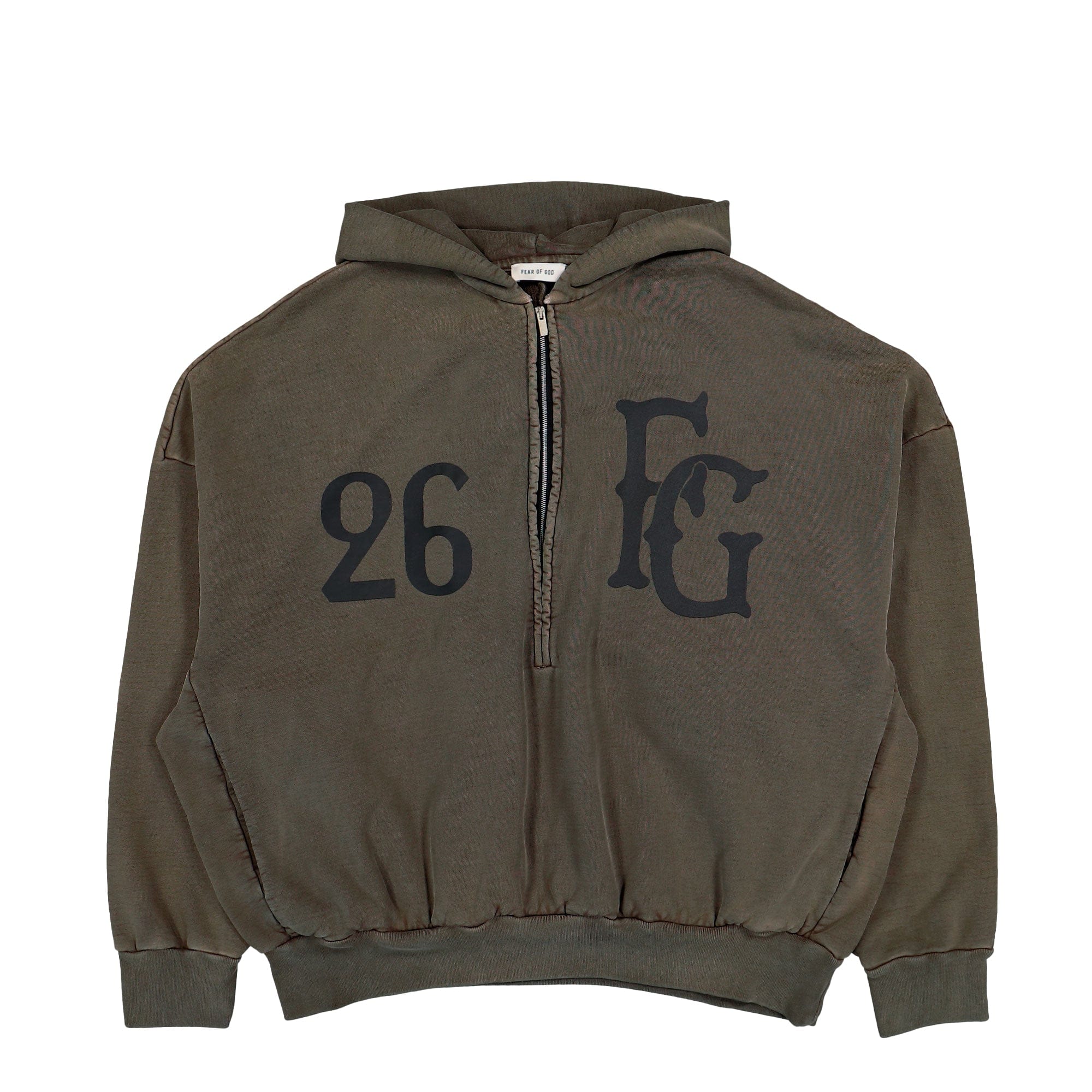 Fear of God Baseball Club Half Zip Hoodie