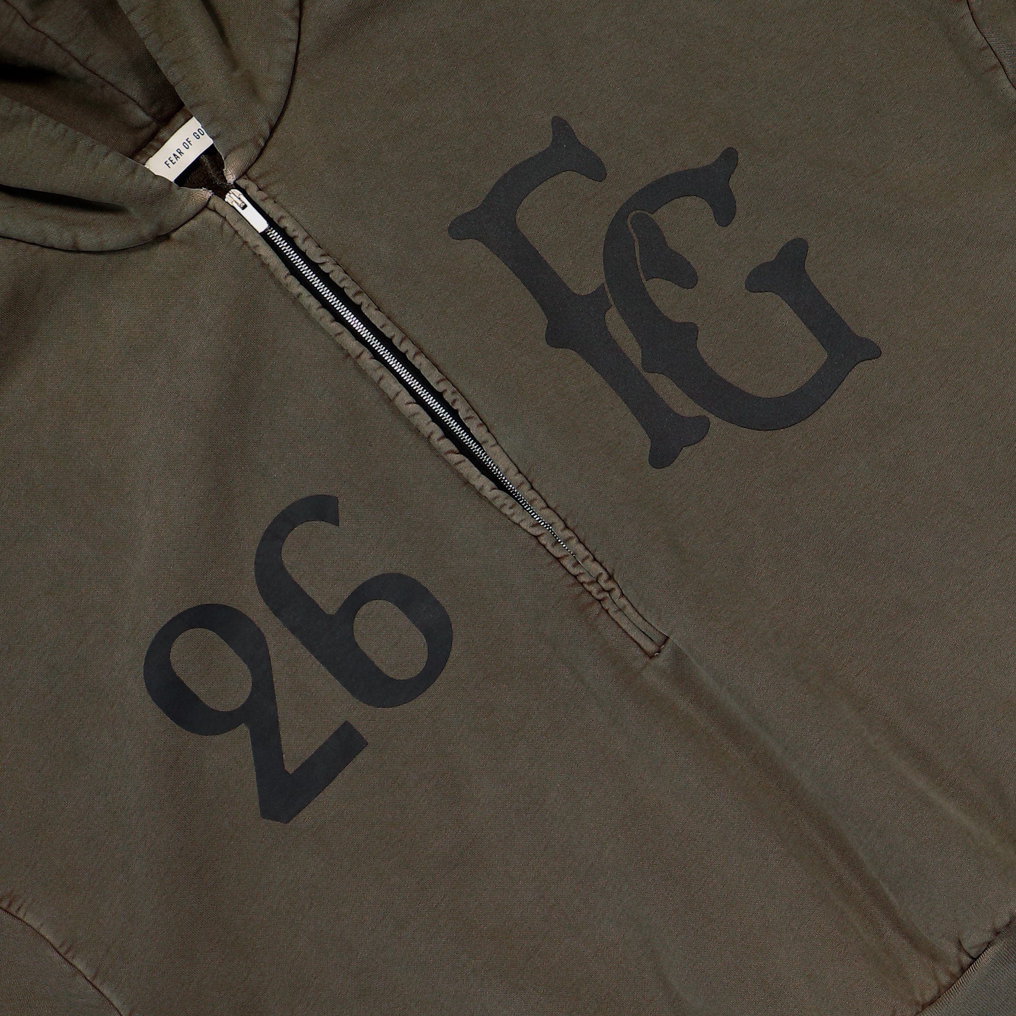 Fear of God Baseball Club Half Zip Hoodie