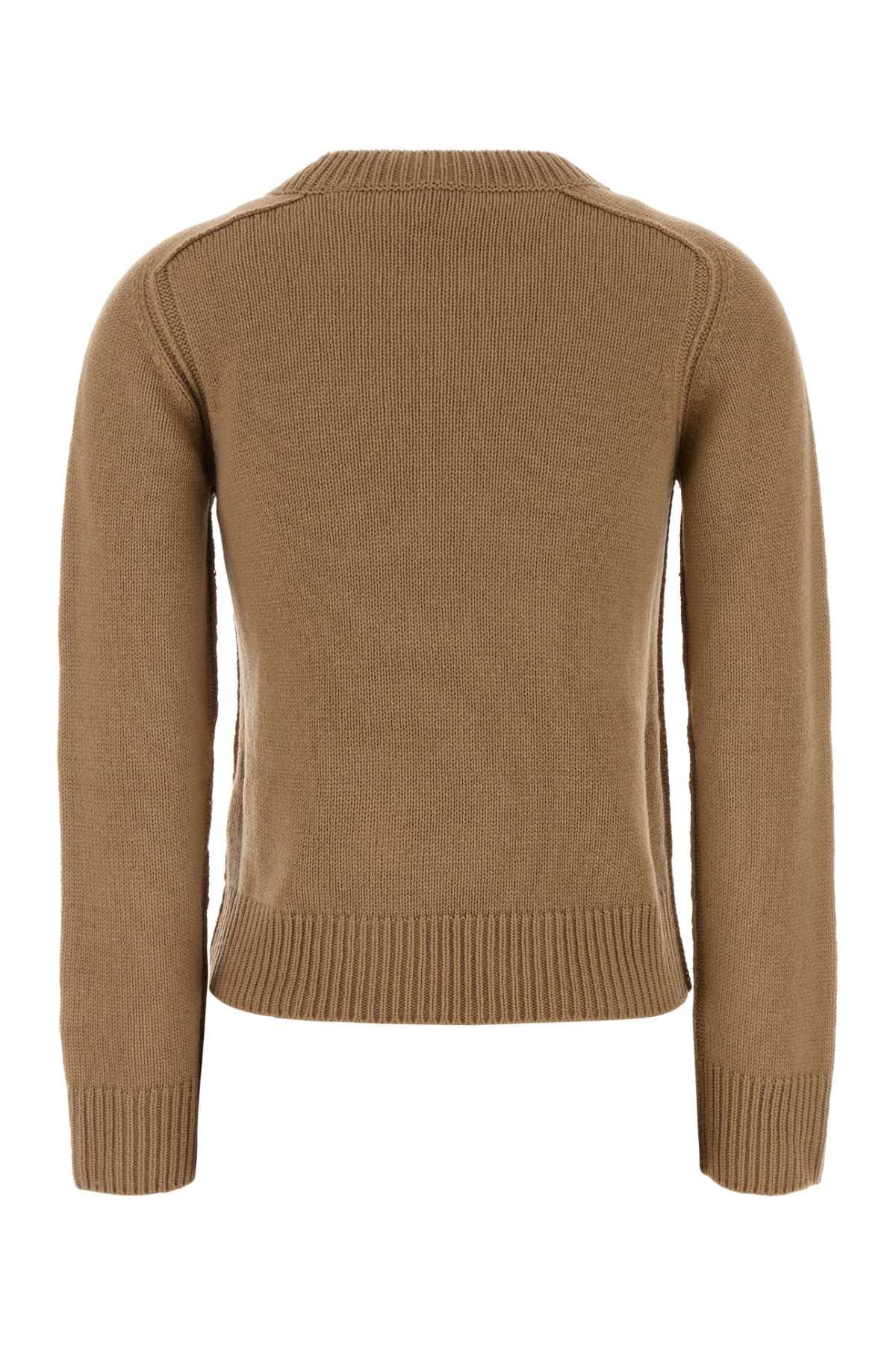 Burberry Wool Cashmere Sweater — Camel