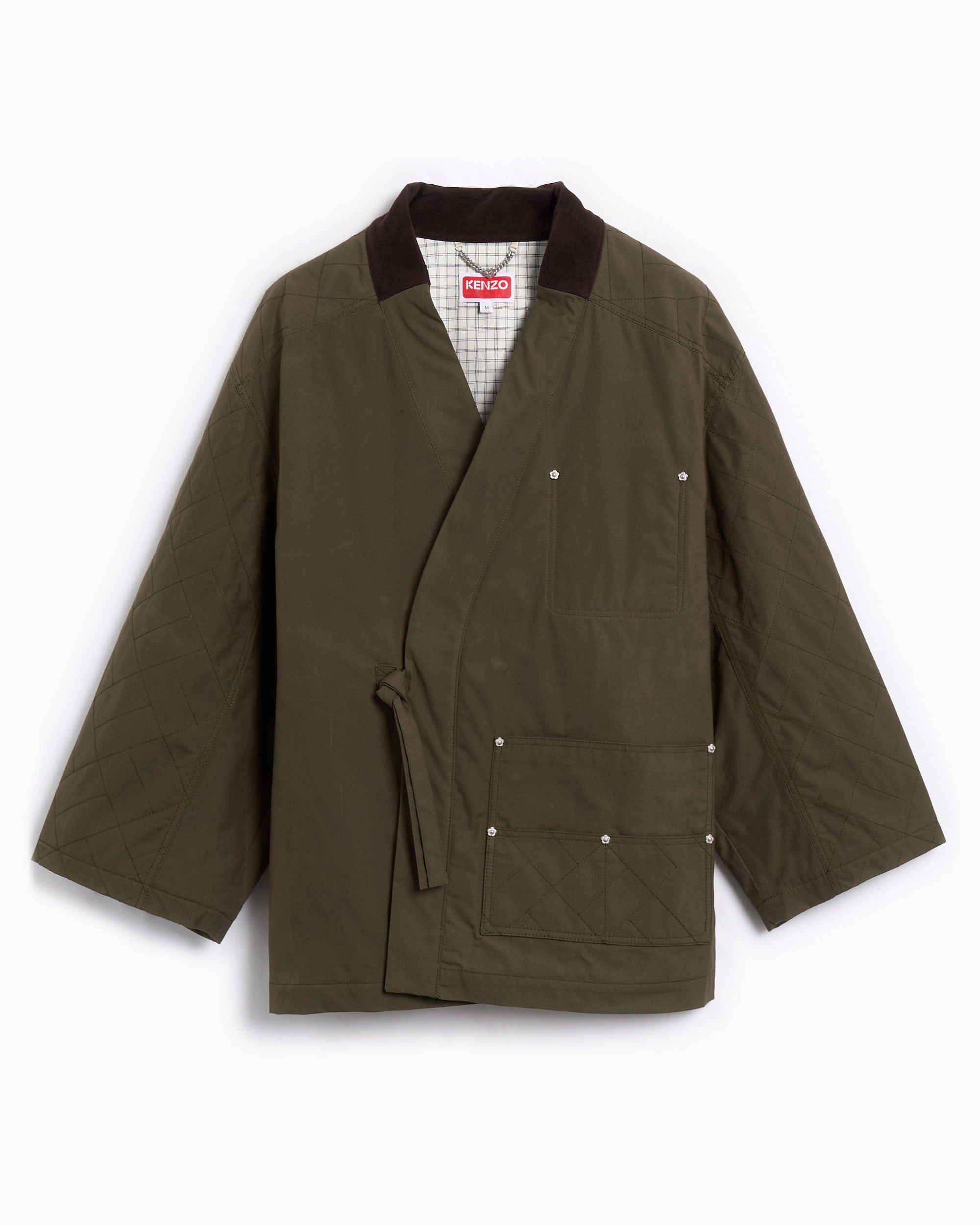 Kenzo Chaqueta ligera Oversize Kenzo Weave Kimono para hombre