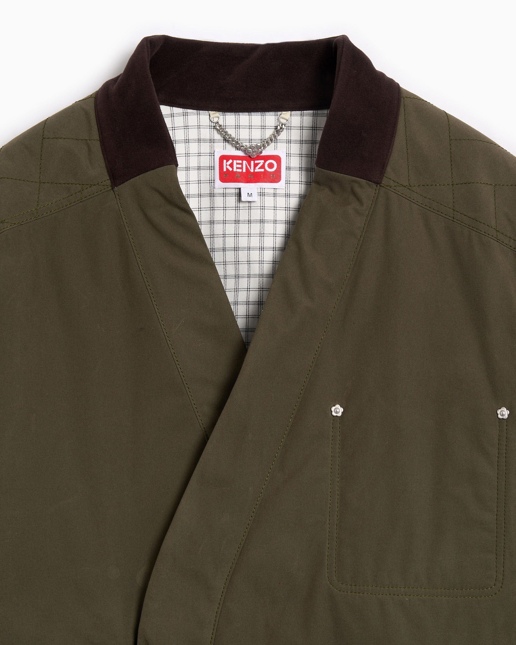 Kenzo Chaqueta ligera Oversize Kenzo Weave Kimono para hombre