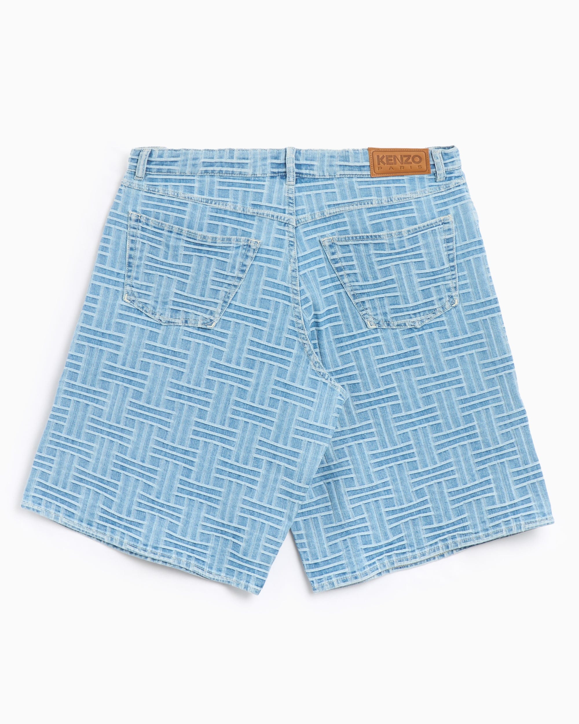 Kenzo Pantalones cortos Straight Kenzo Weave Men's Straight Shorts para hombre