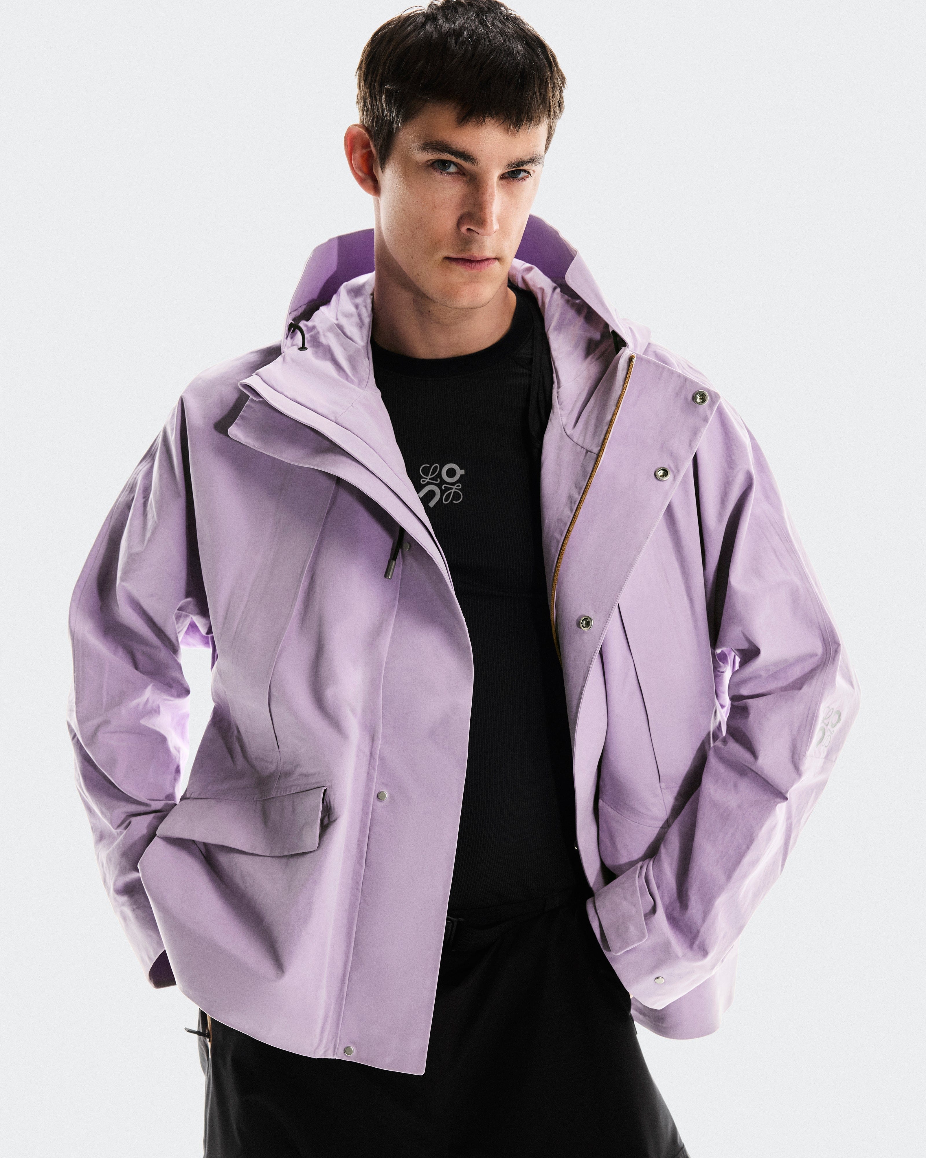 On Running On Short Parka Loewe Lilac
