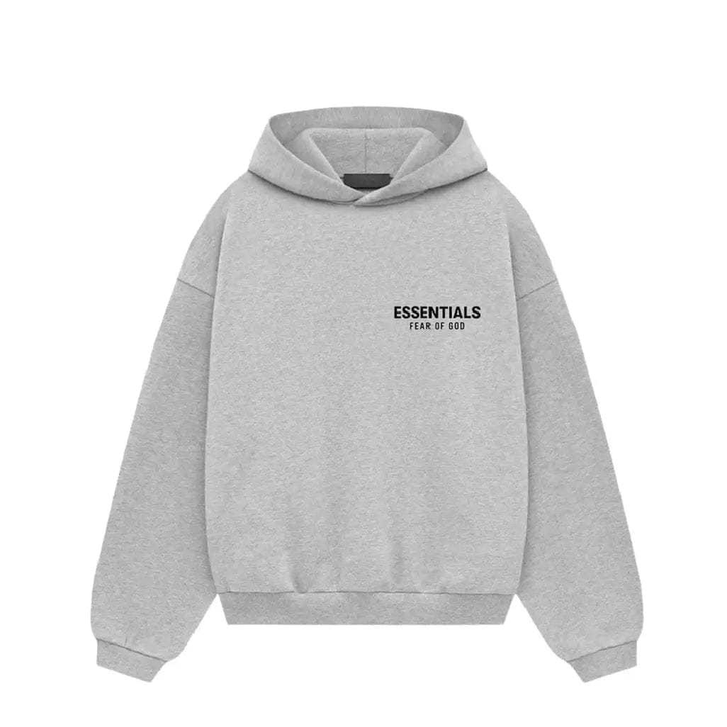 Fear of God Essentials Light Oatmeal Hoodie & Sweatpant Set