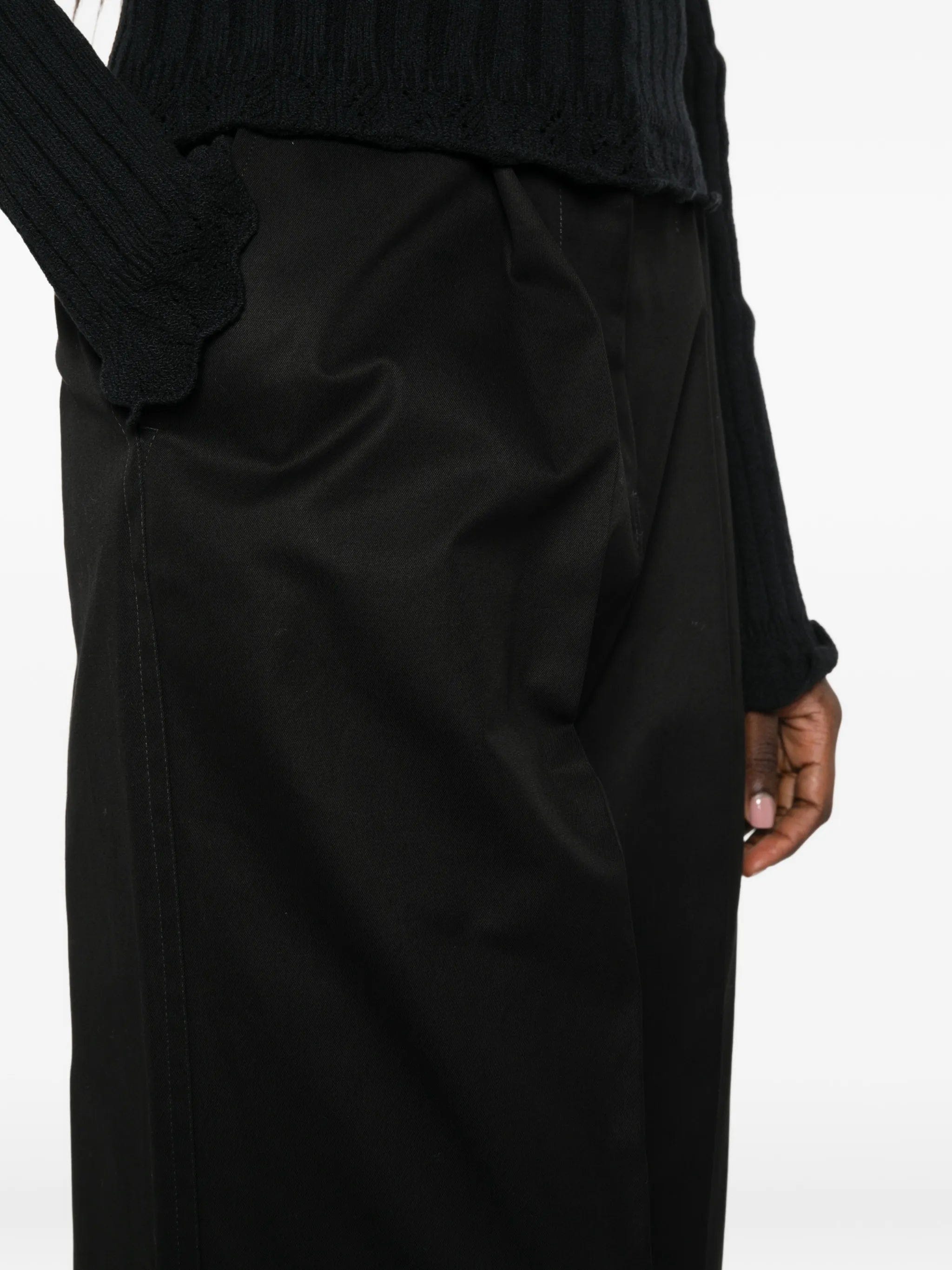 Balenciaga high - waist belt - loops trousers