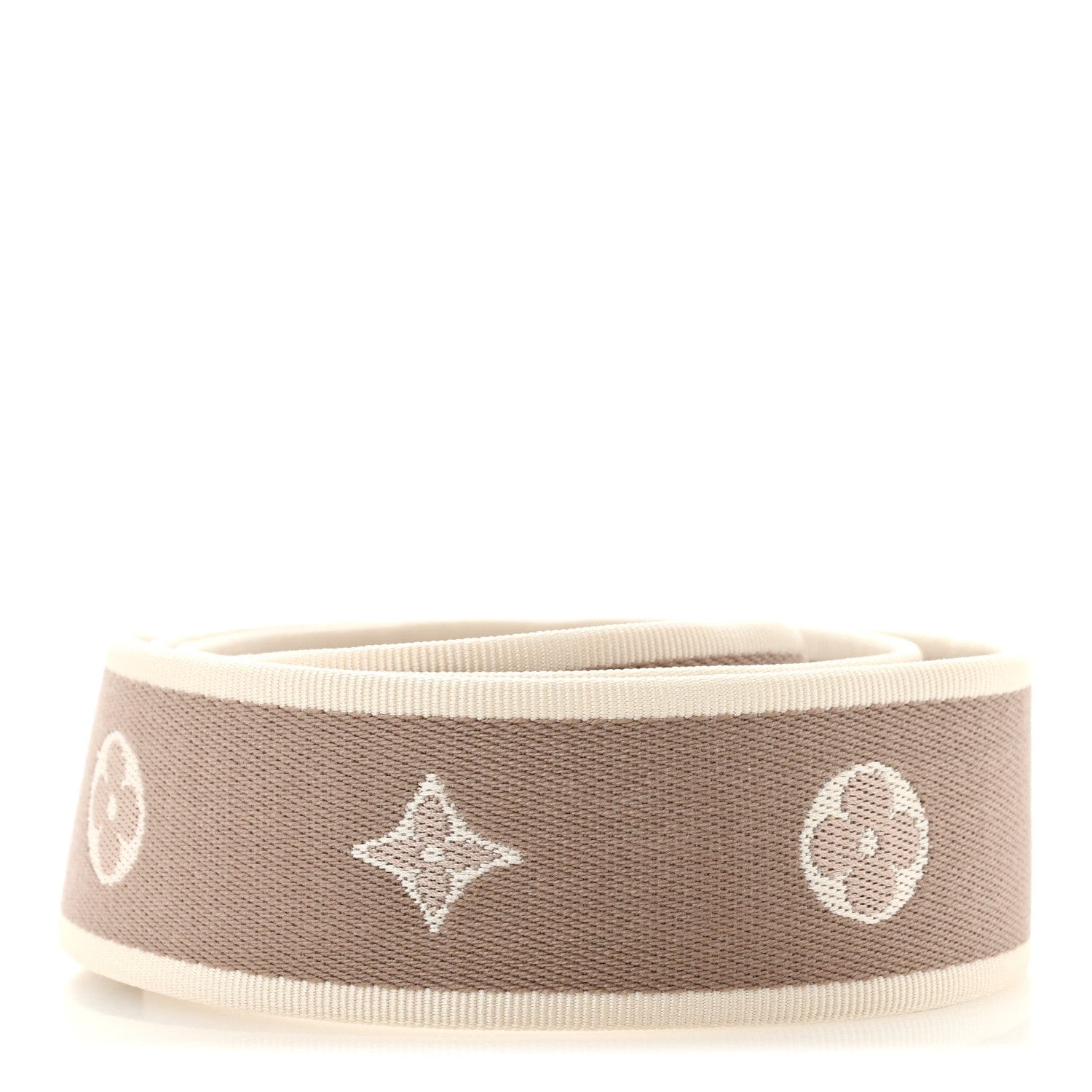 Louis Vuitton Jacquard Diane Shoulder Strap Tourterelle Creme
