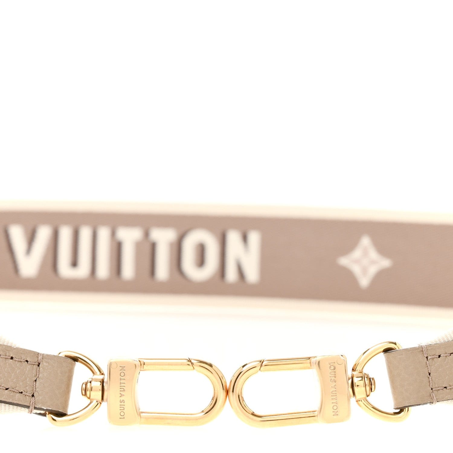 Louis Vuitton Jacquard Diane Shoulder Strap Tourterelle Creme