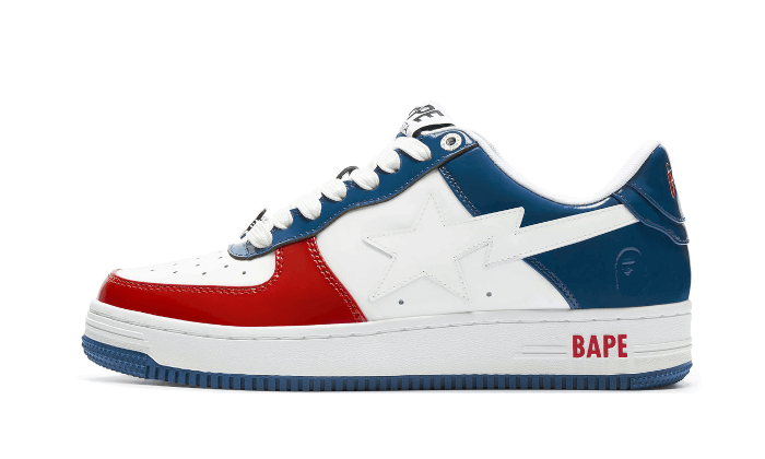 BAPE Sta Low White Blue