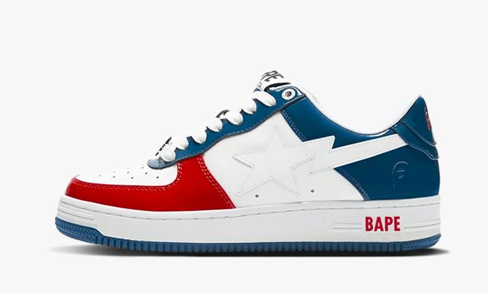 BAPE Sta Low White Blue