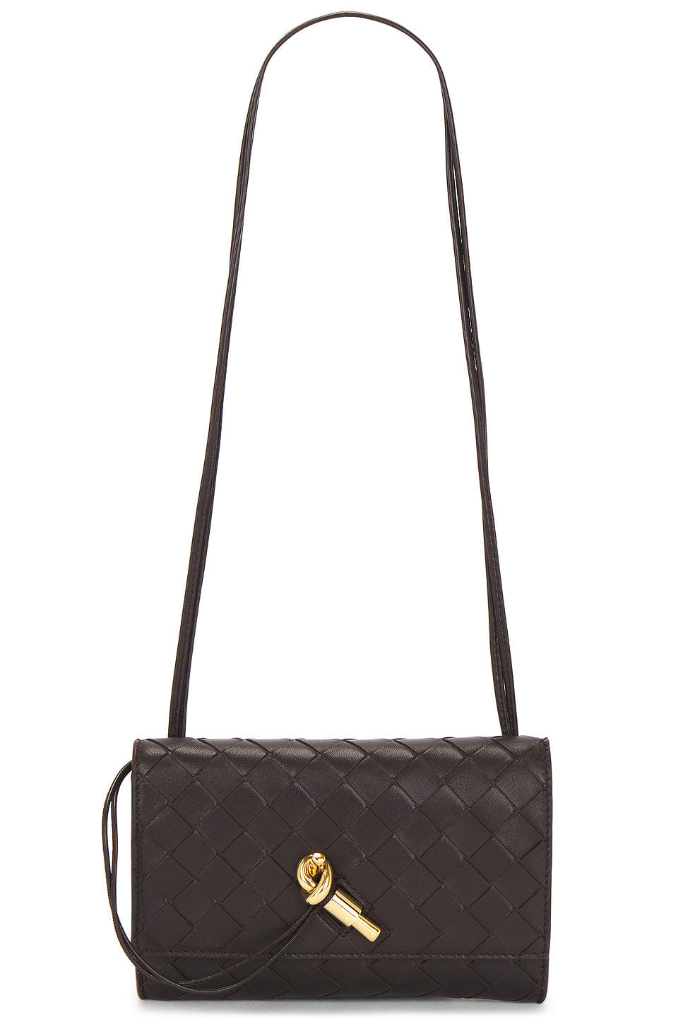 Bottega Veneta Andiamo Slim Pouch on Strap Bag
