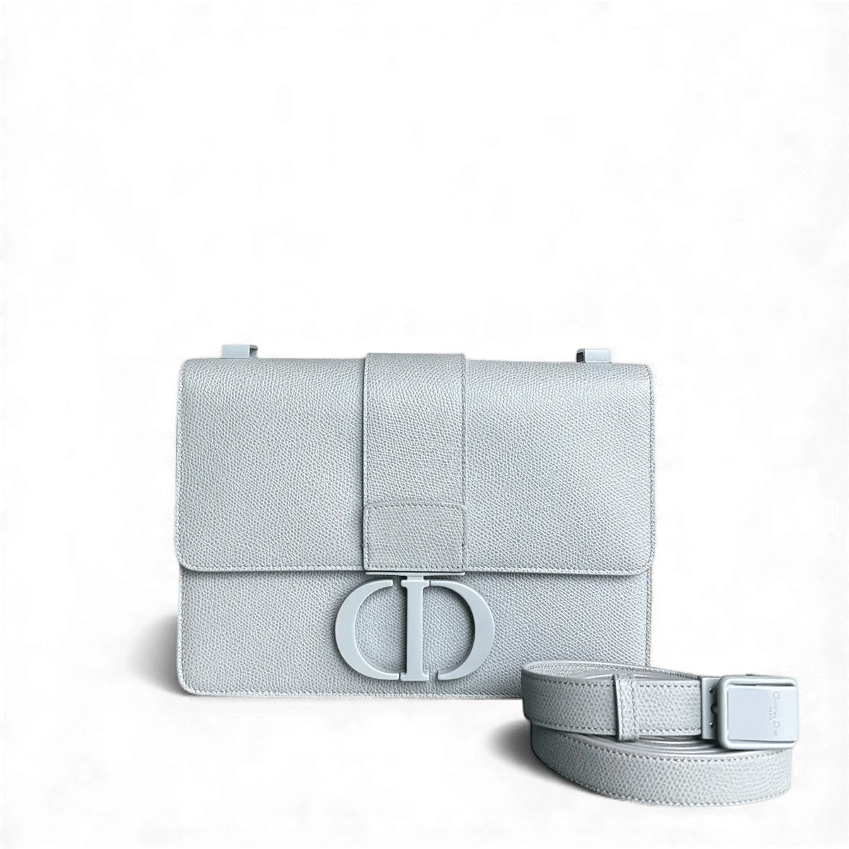 DIOR 30 MONTAIGNE - CAVIAR GRAY SO GRAY HARDWARE SYCM648