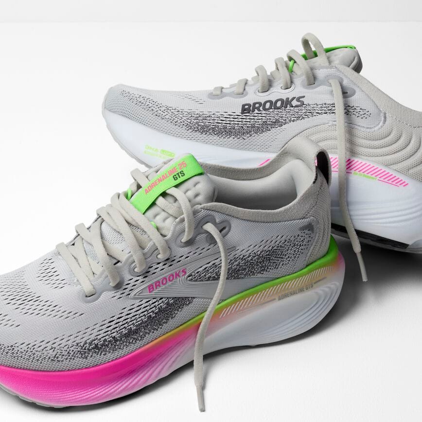 Brooks Adrenaline GTS 25 Oyster/Pink/Green (Women's)