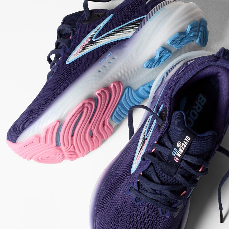 Brooks Glycerin GTS 22 Blue Ribbon/Peacoat/Dianthus (Women's)
