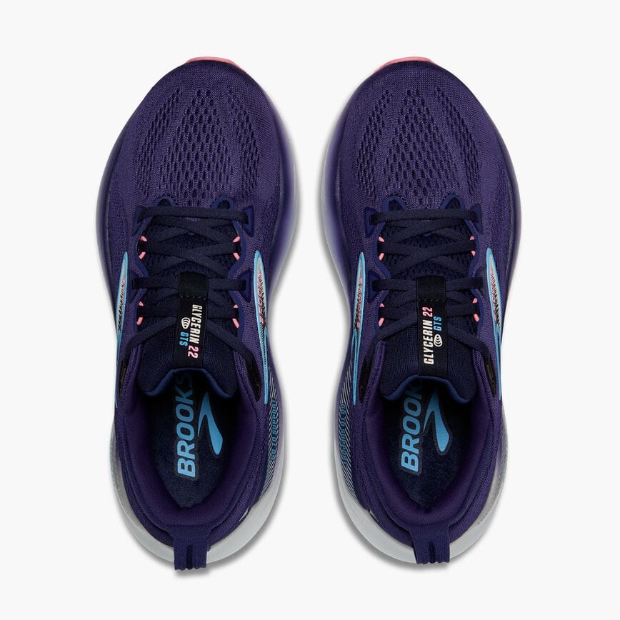 Brooks Glycerin GTS 22 Blue Ribbon/Peacoat/Dianthus (Women's)