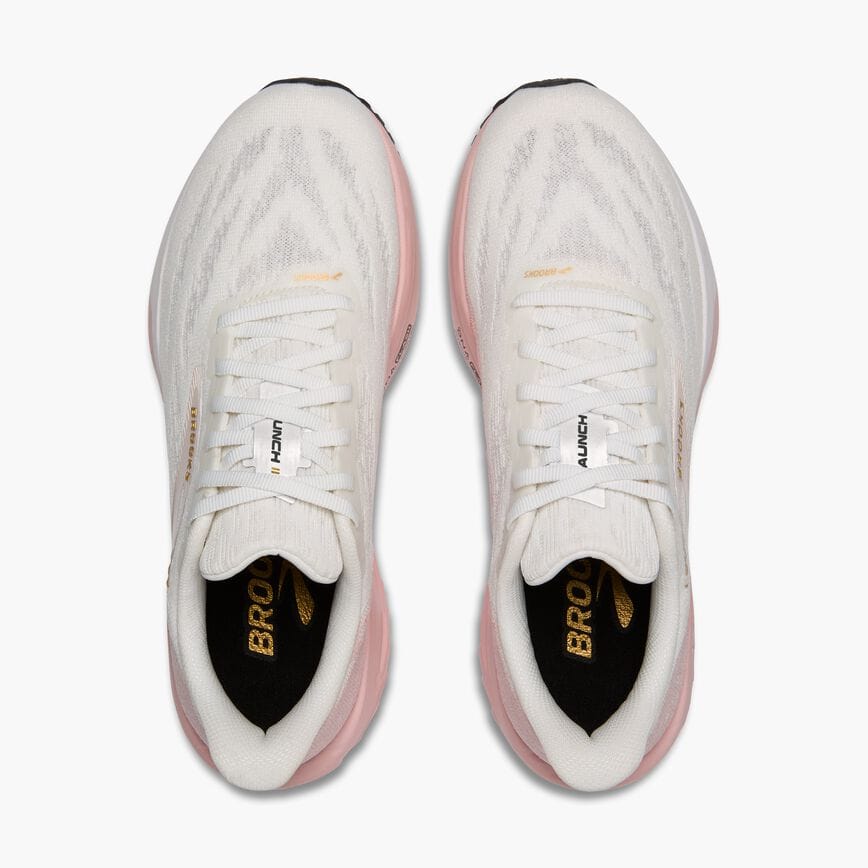 Brooks Launch 11 White/Gold/Pink (Women's)