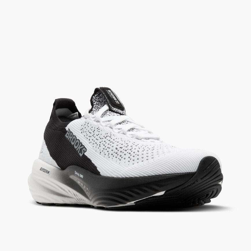 Brooks Glycerin StealthFit 22 White/Grey/Black (Women's)