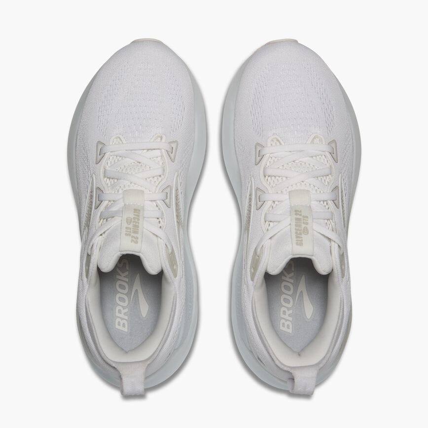 Brooks Glycerin GTS 22 White/White/Grey (Women's)