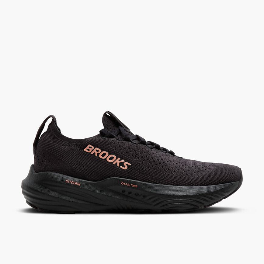 Brooks Glycerin StealthFit 22 Black/Grey/Rose Gold (Women's)