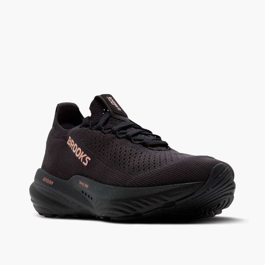 Brooks Glycerin StealthFit 22 Black/Grey/Rose Gold (Women's)
