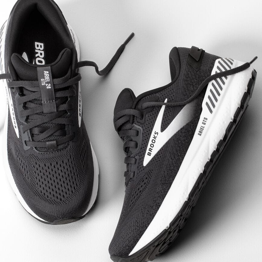 Brooks Ariel GTS 24 Ebony/Black/White (Women's)
