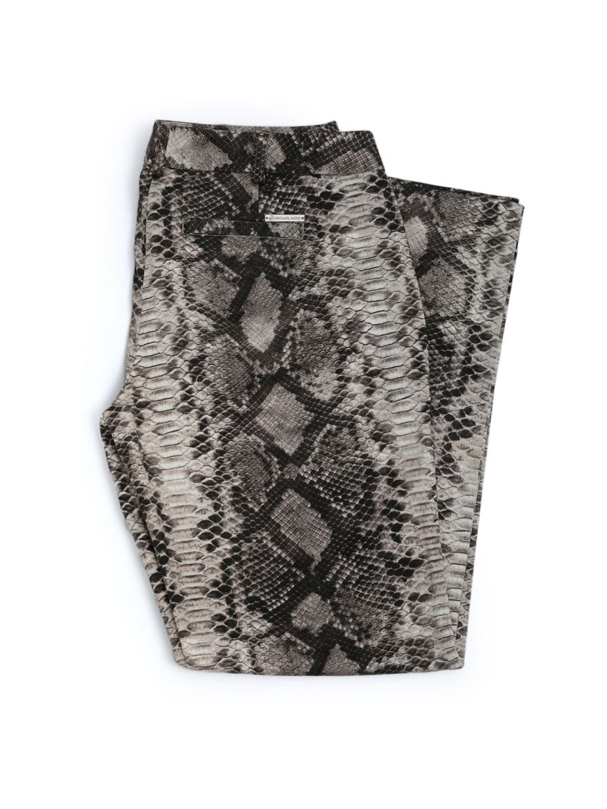 Michael Kors Exotic Print Trousers, Size Small