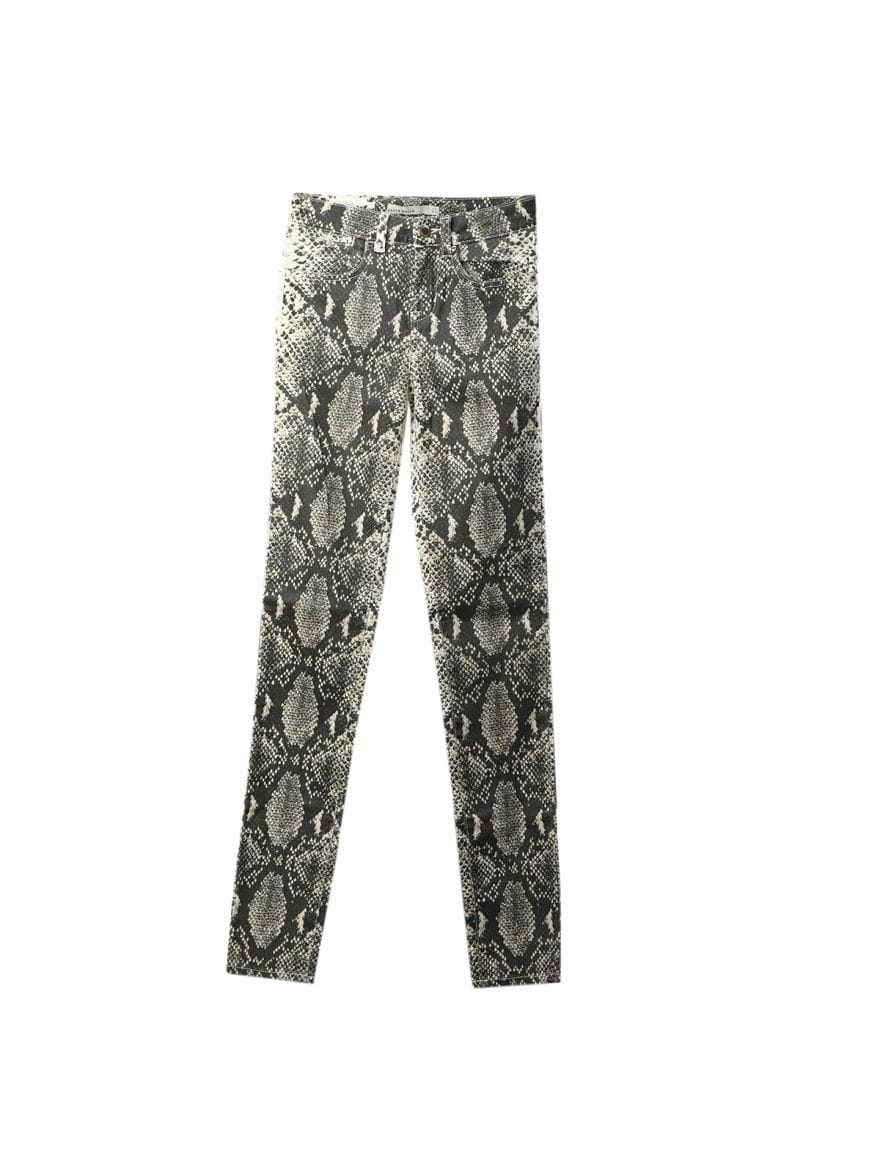 Michael Kors Exotic Print Trousers, Size Small