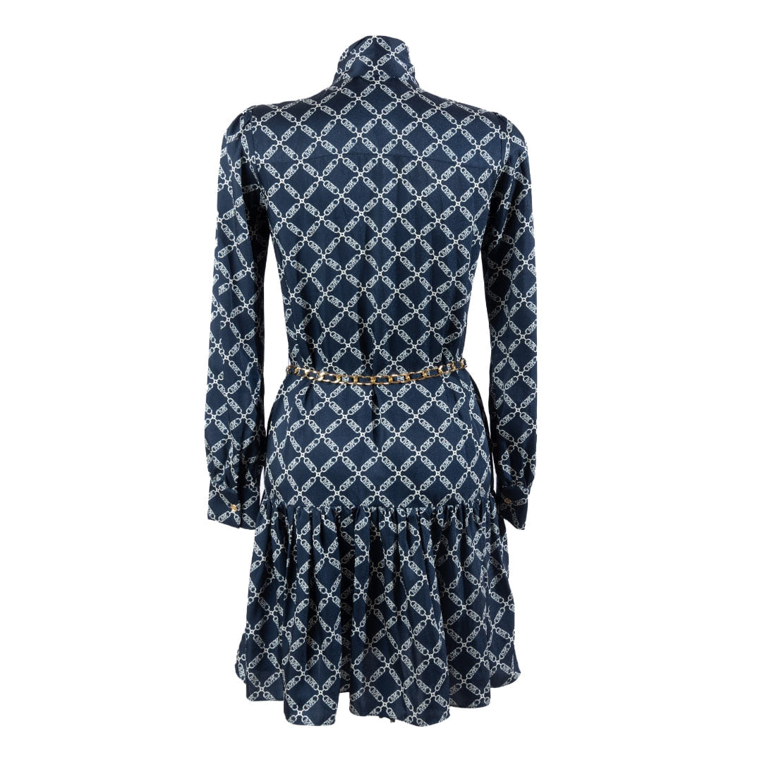 Michael Kors Empire Logo Satin Tie - Front Dress