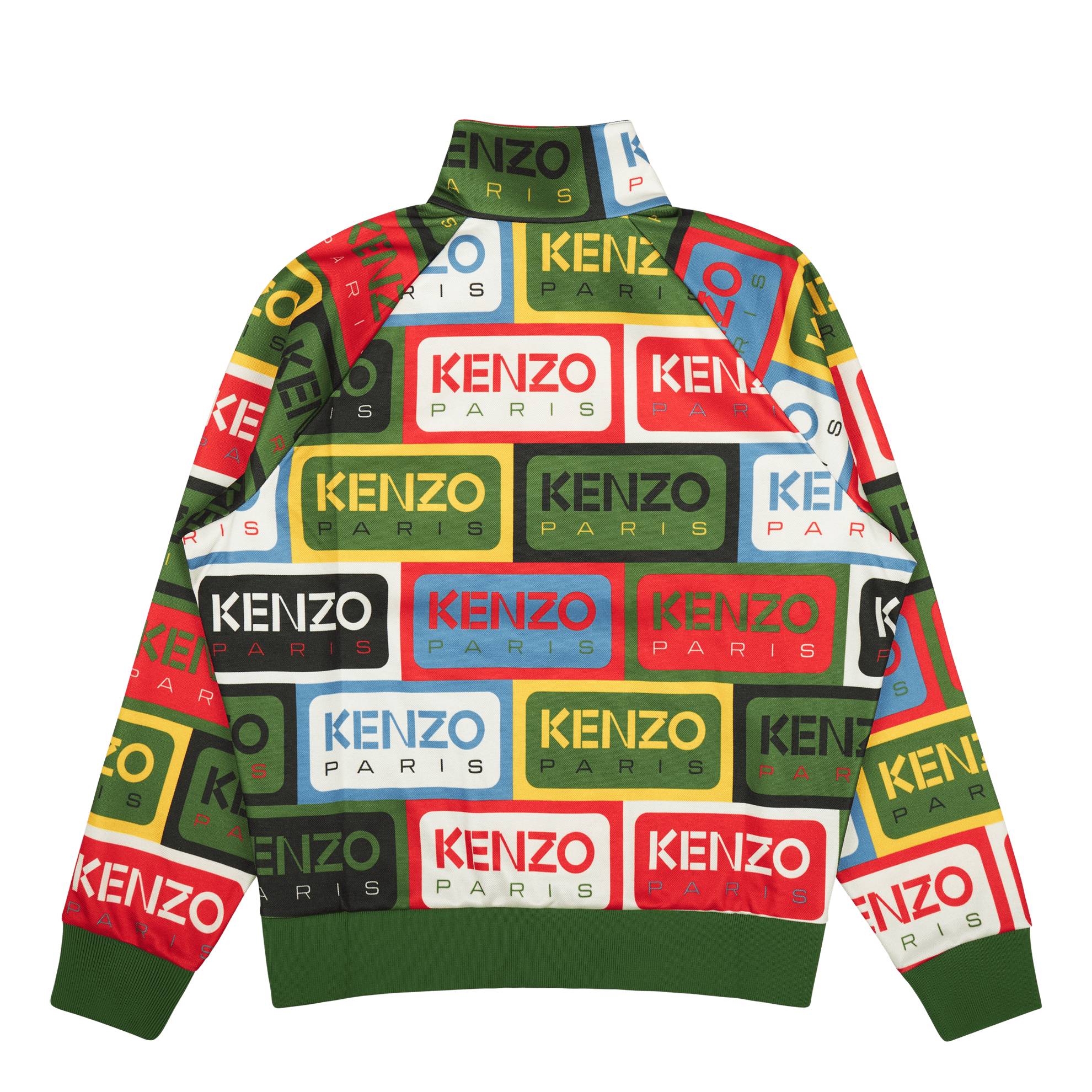 Kenzo Zip Up Sweatshirt Kenzo Label Multicolor