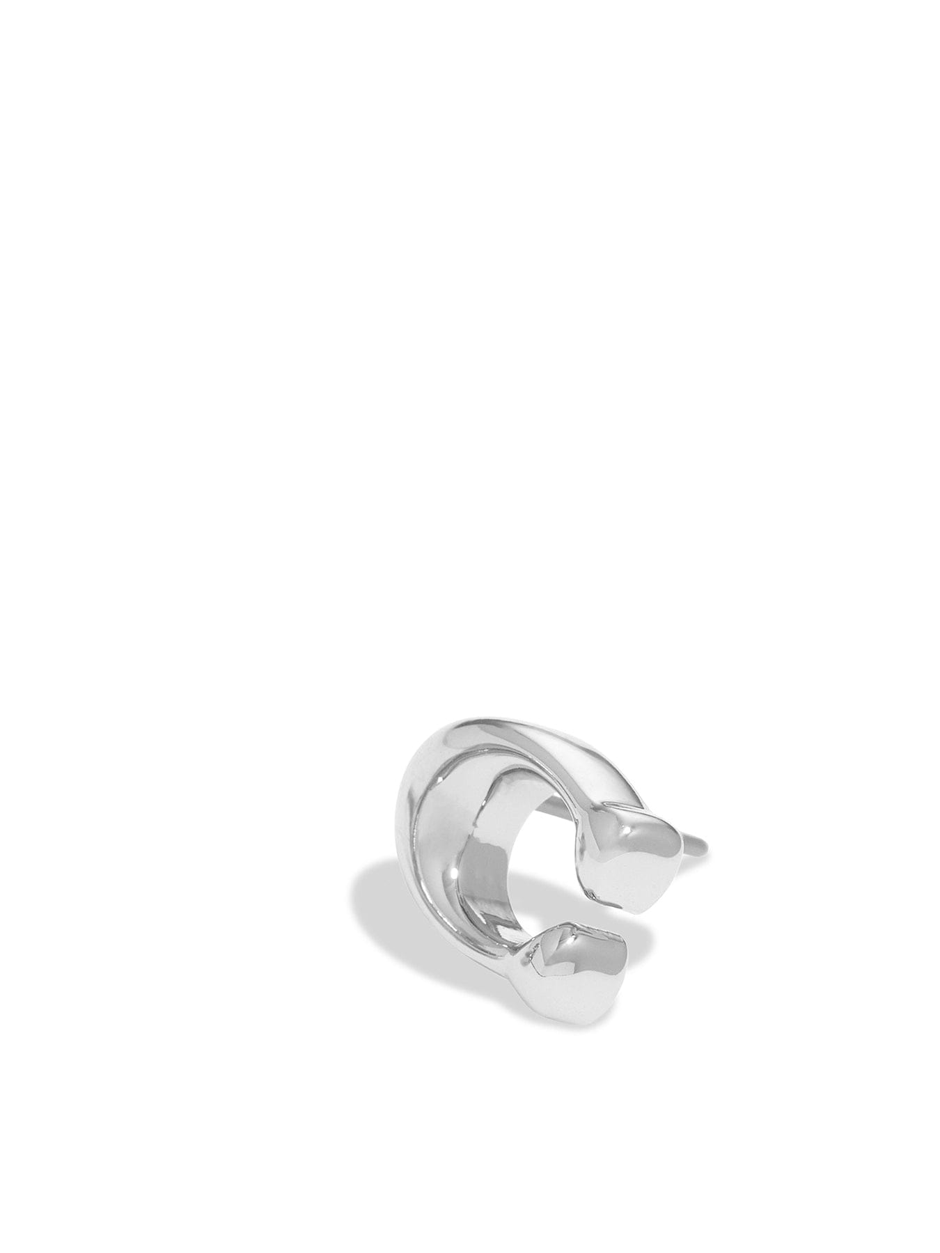 Coach Bubble C Stud Earrings Silver