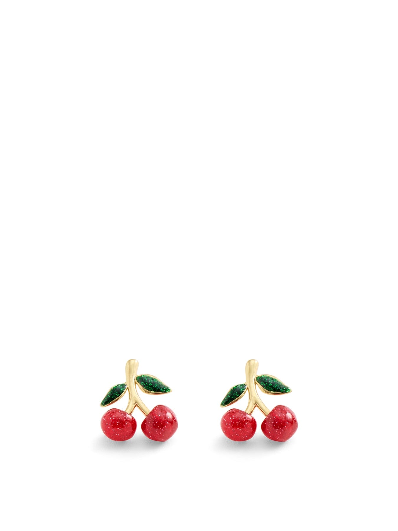 Coach Cherry Stud Earrings Gold