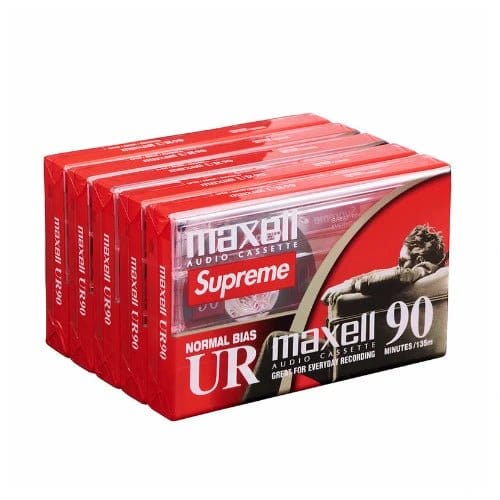 Supreme New York Maxell Cassette Tapes 5 Pack