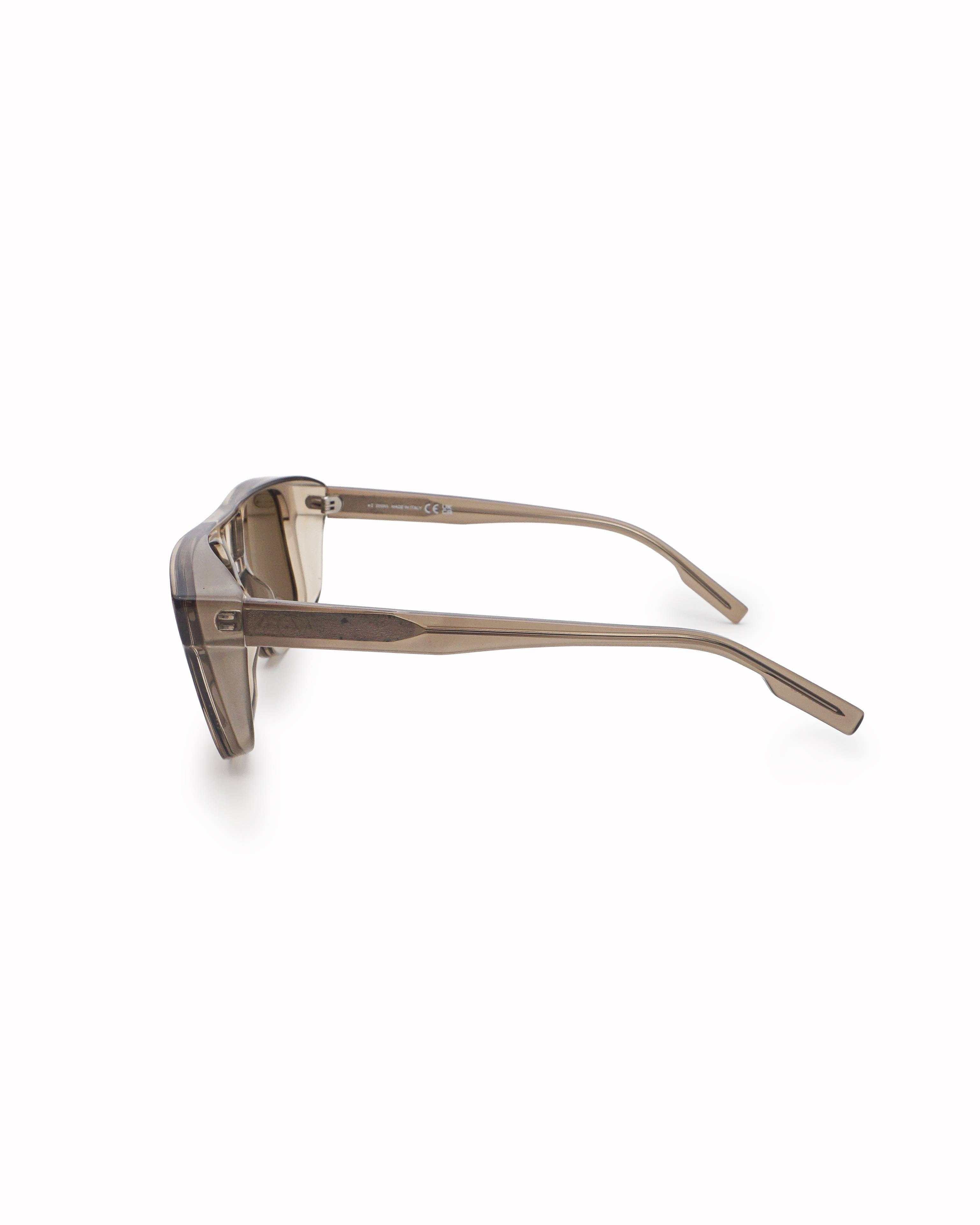 Zegna Ermenegildo Zegna Translucent Beige Acetate Men's Sunglasses