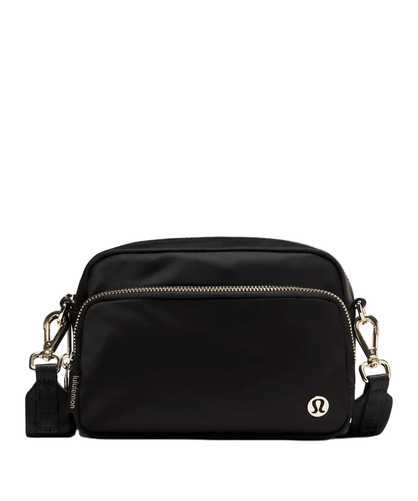 Lululemon Everywhere Crossbody Bag 2 l Metal Hardwar Black