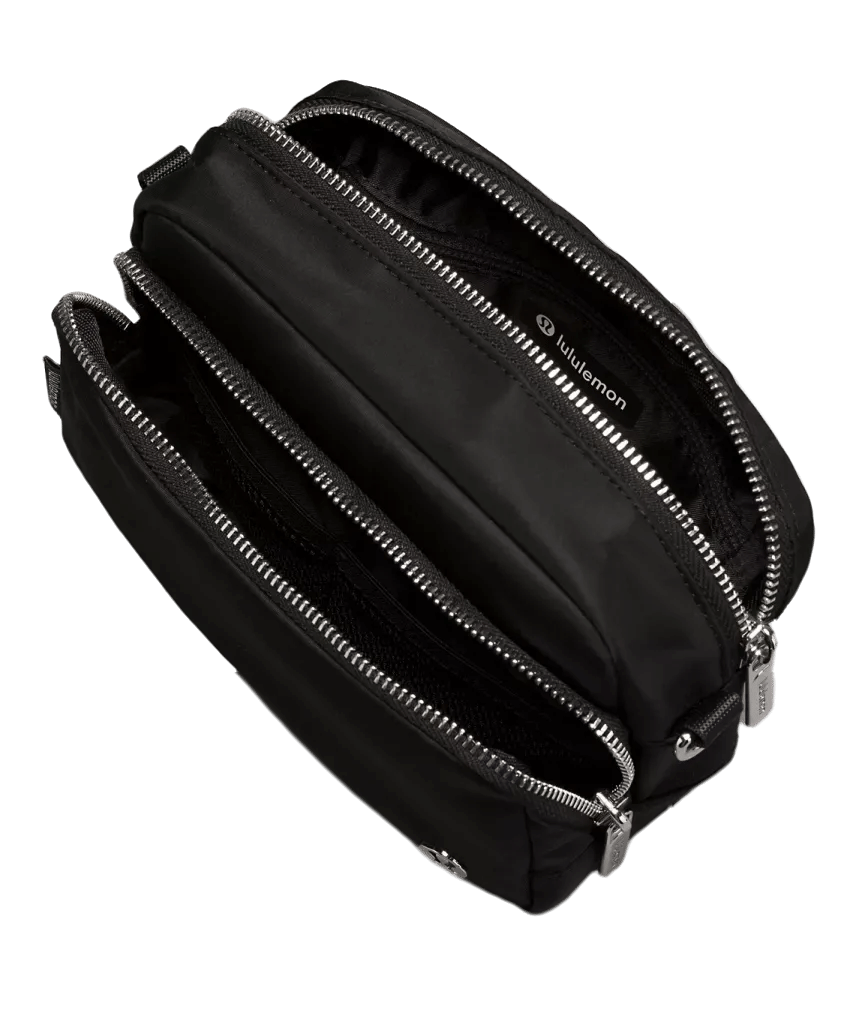 Lululemon Everywhere Crossbody Bag 2 l Metal Hardwar Black
