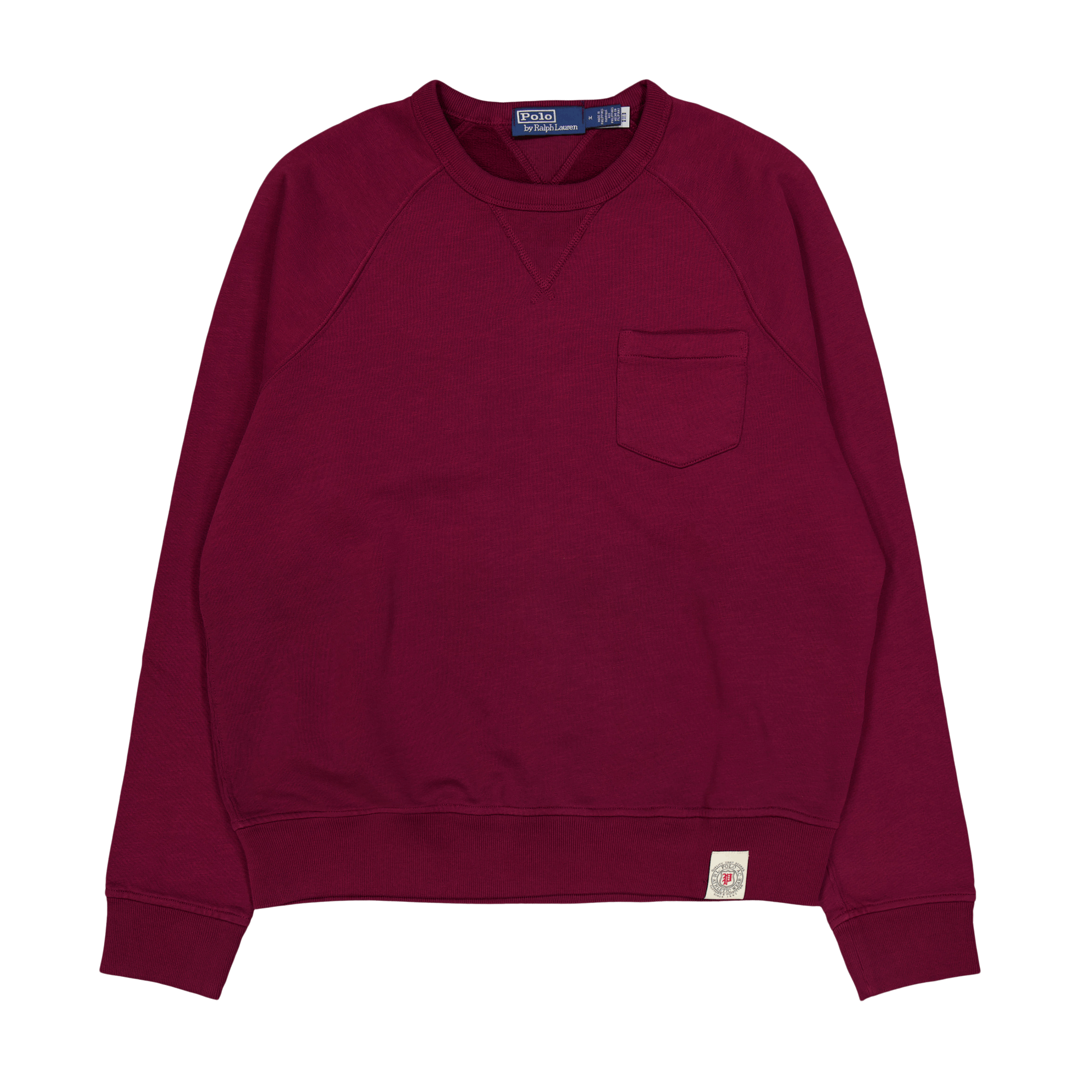Polo Ralph Lauren Vintage Fleece - lsl - sws Classic Wine
