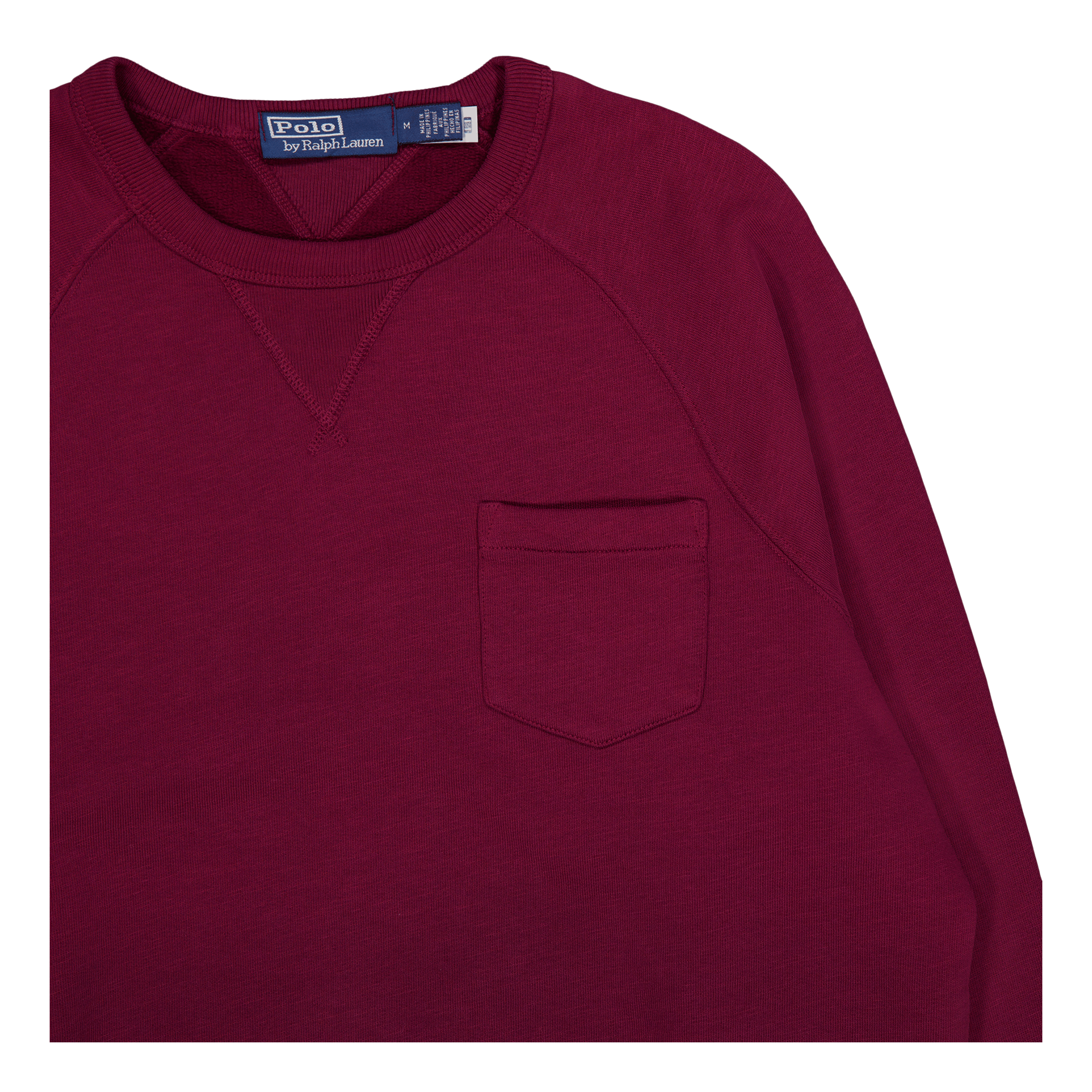Polo Ralph Lauren Vintage Fleece - lsl - sws Classic Wine