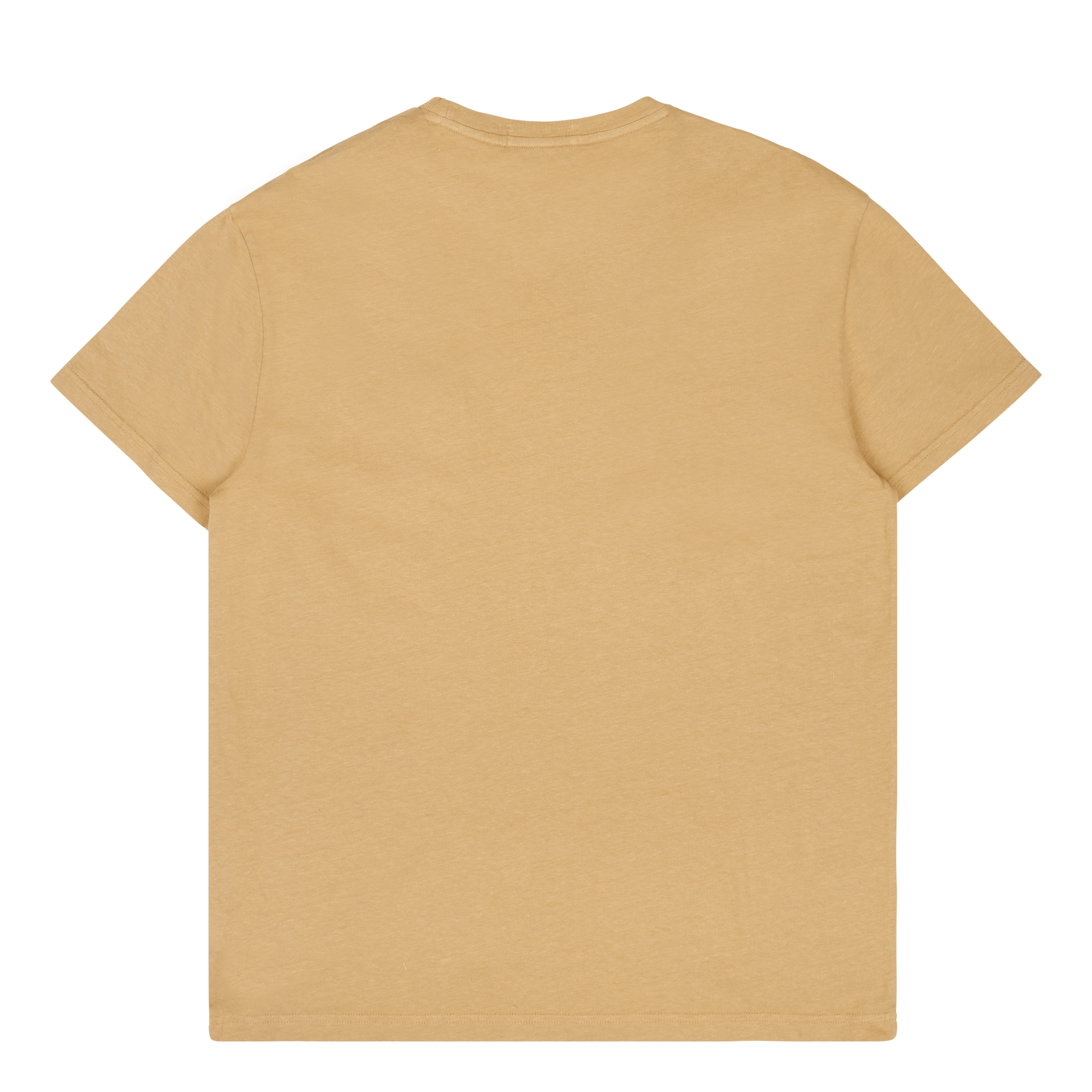 Polo Ralph Lauren Classic Fit Cotton - Linen Pocket T - Shirt Vintage Khaki