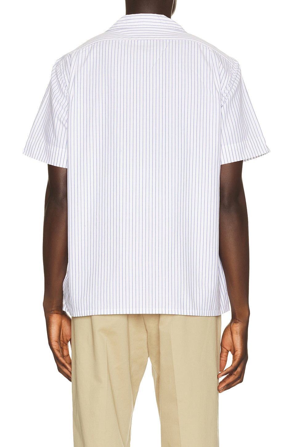 Polo Ralph Lauren Short Sleeve Lightweight Oxford Andy Stripe Camp Shirt