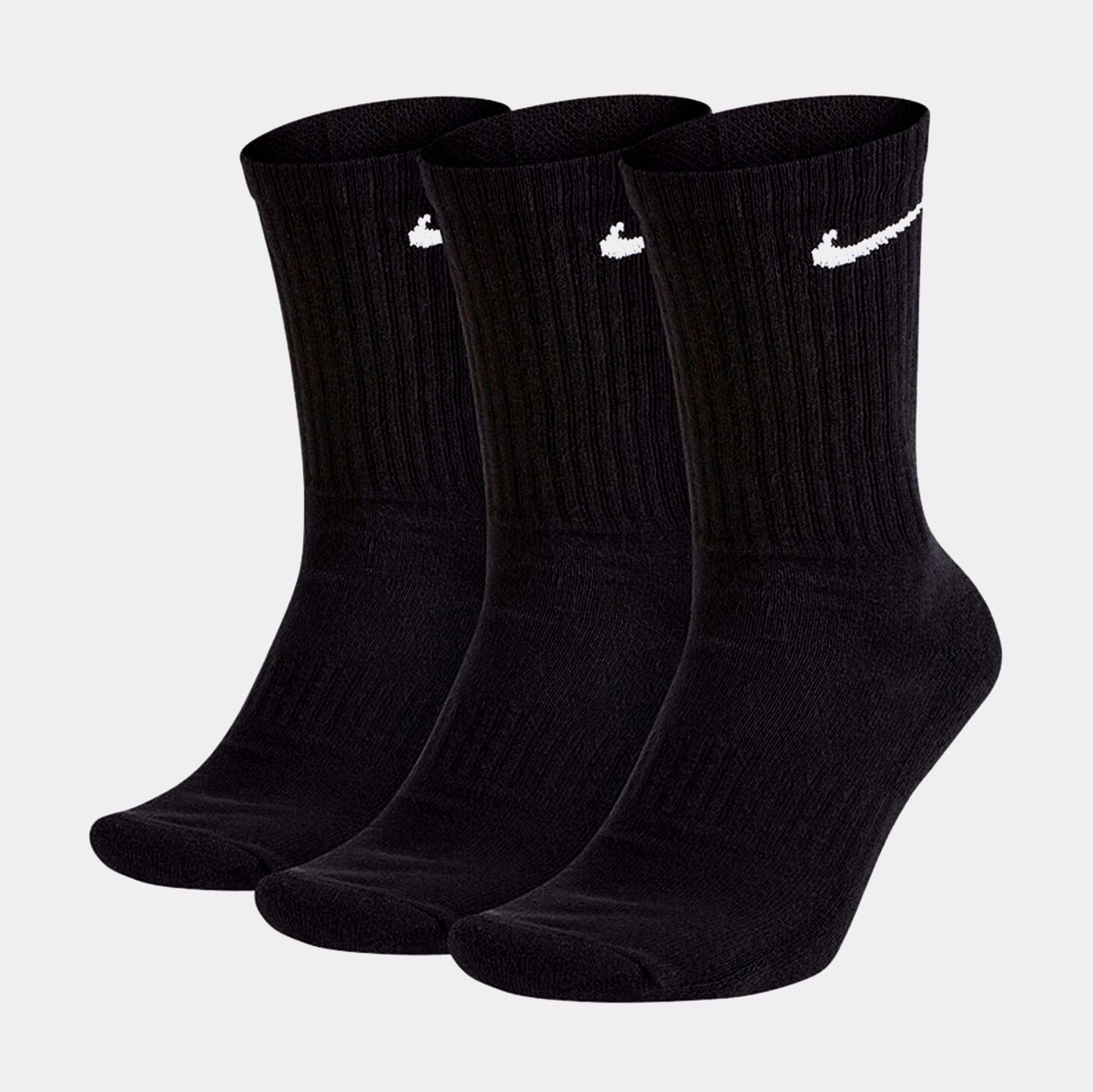 Nike 3 Pack Everyday Crew Mens Socks (Black)
