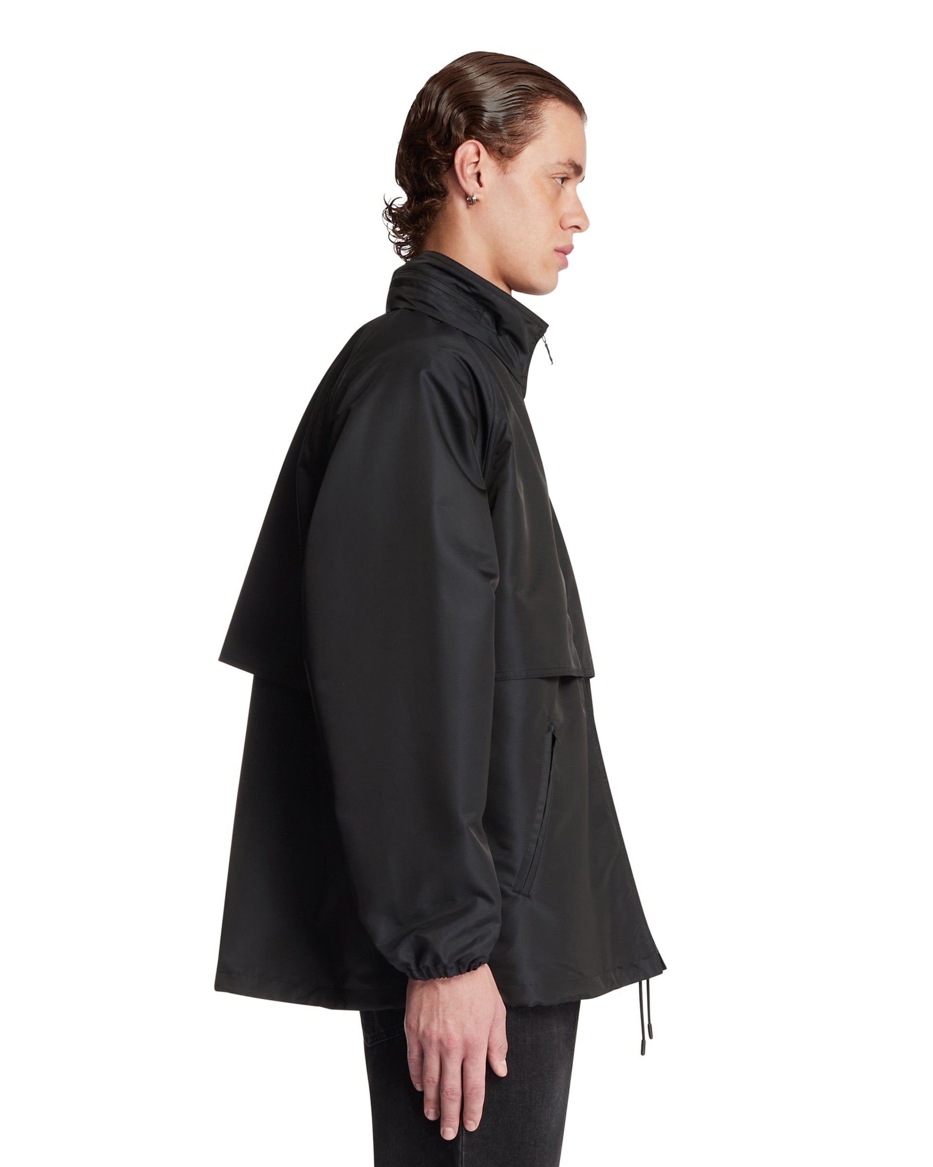 Saint Laurent Giacca Con Zip Nera