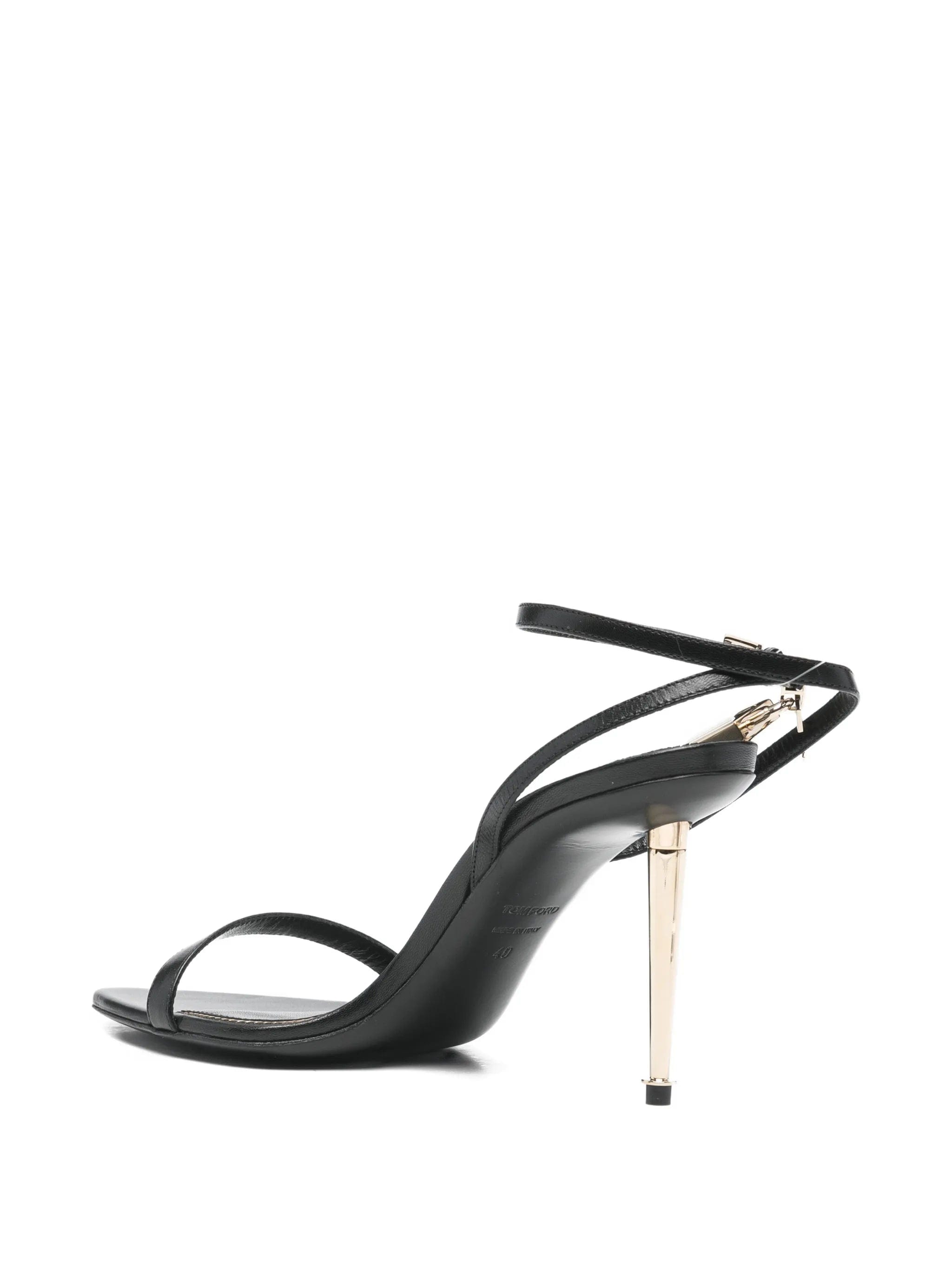 TOM FORD pointed - toe Padlock heeled sandals