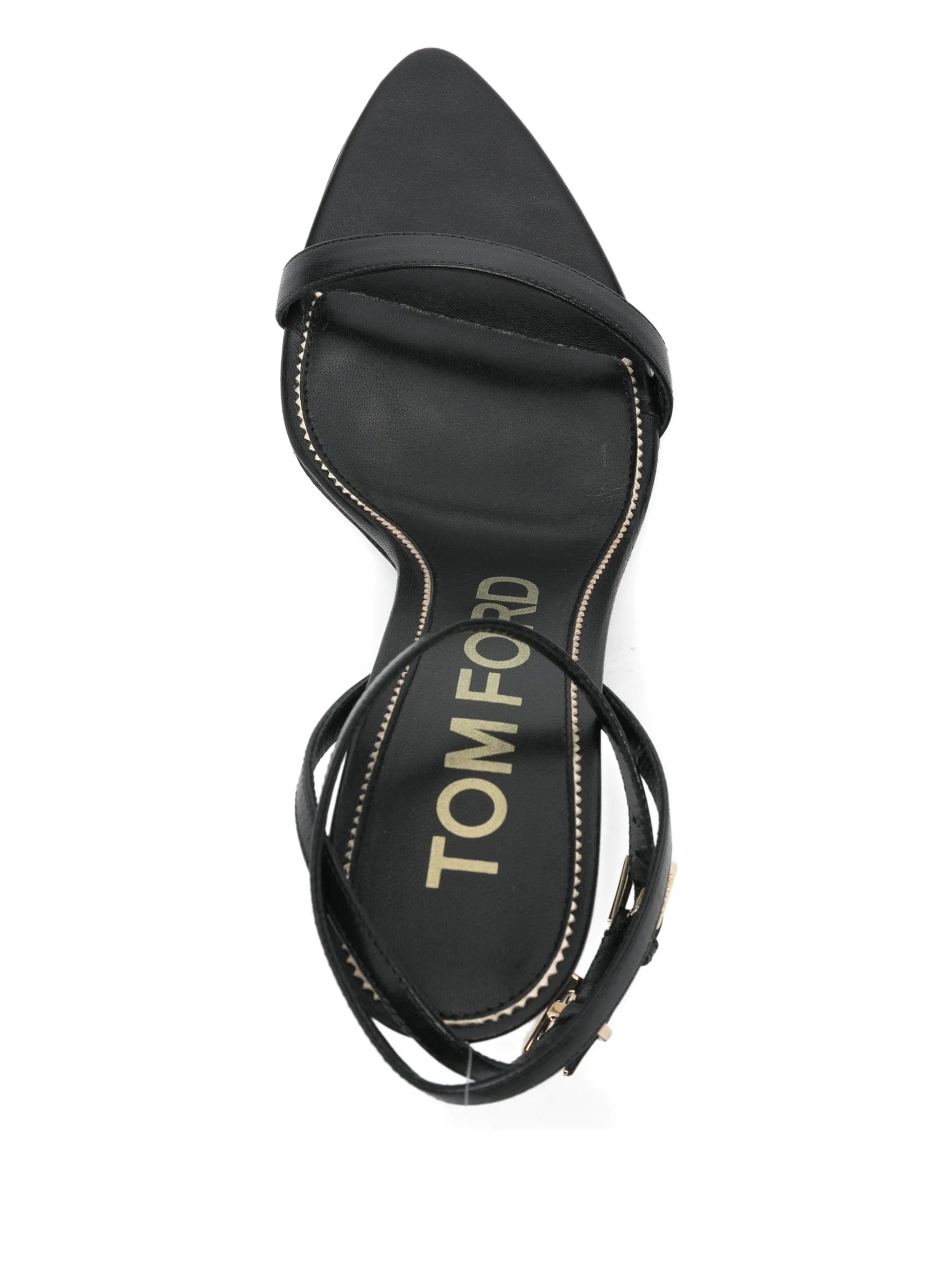 TOM FORD pointed - toe Padlock heeled sandals