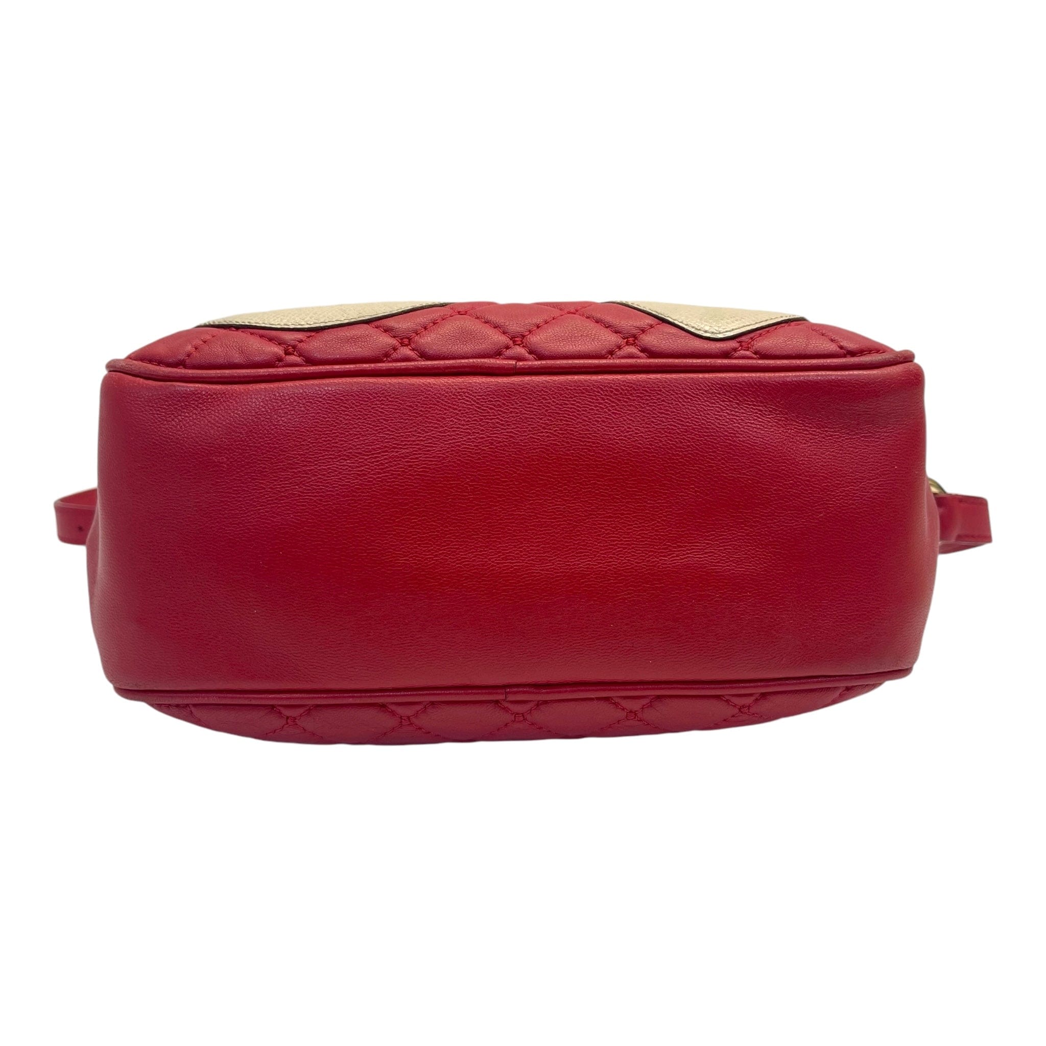 Dolce & Gabbana Red Crown Men Patch Crossbody